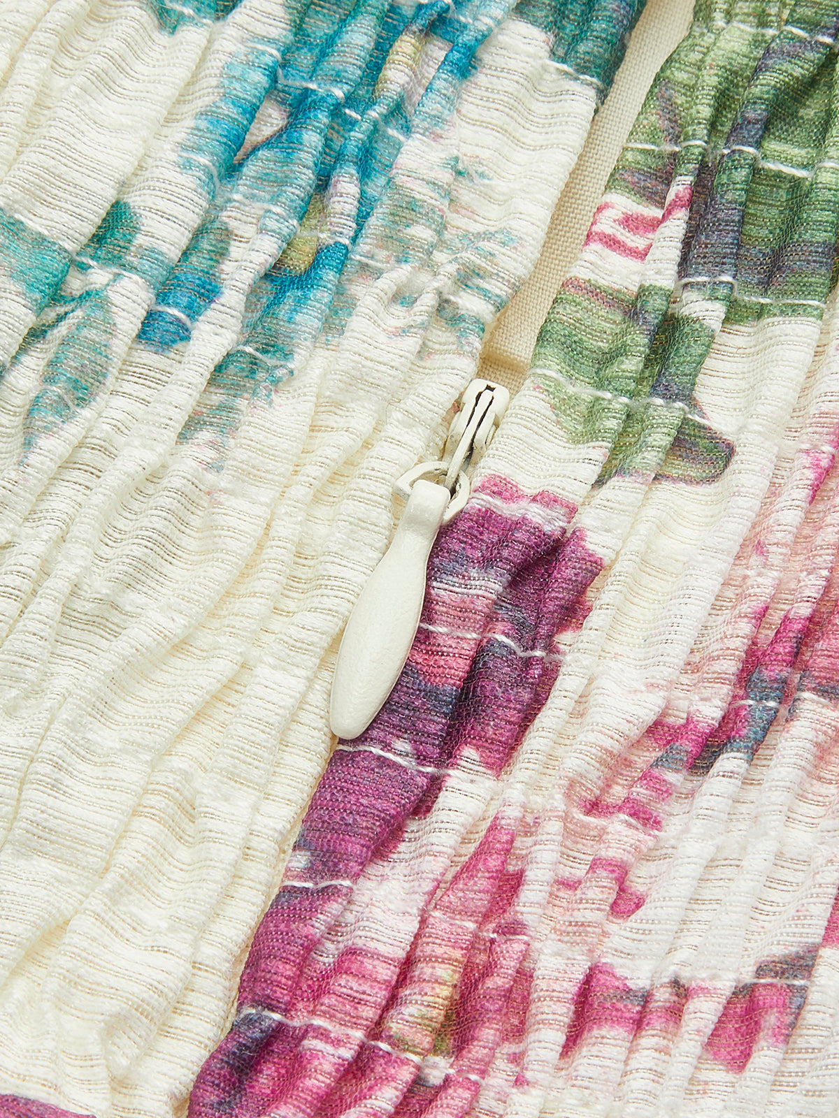 Floral Print Tie-Strap Belted Dress-Chicvia