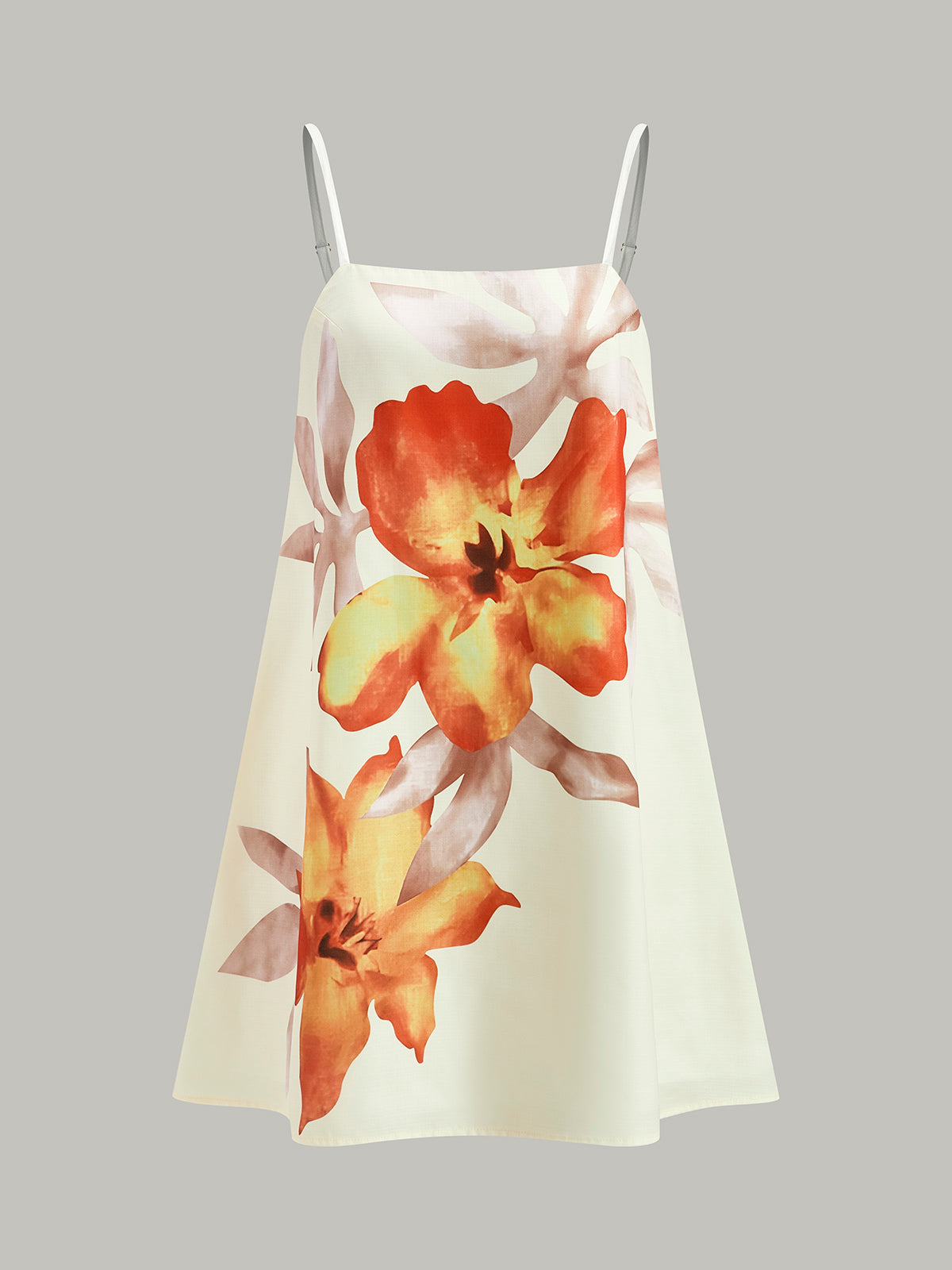 Floral Print Oversized Dress-Chicvia