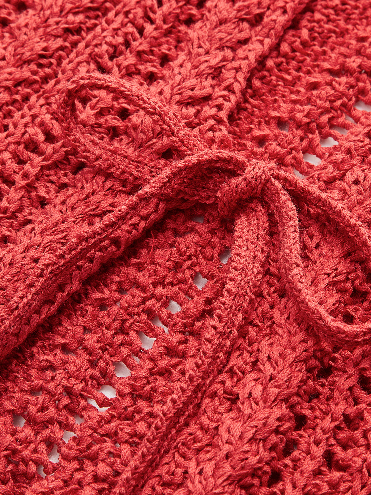 Knit Tie-Front Sleeveless Vest-Chicvia