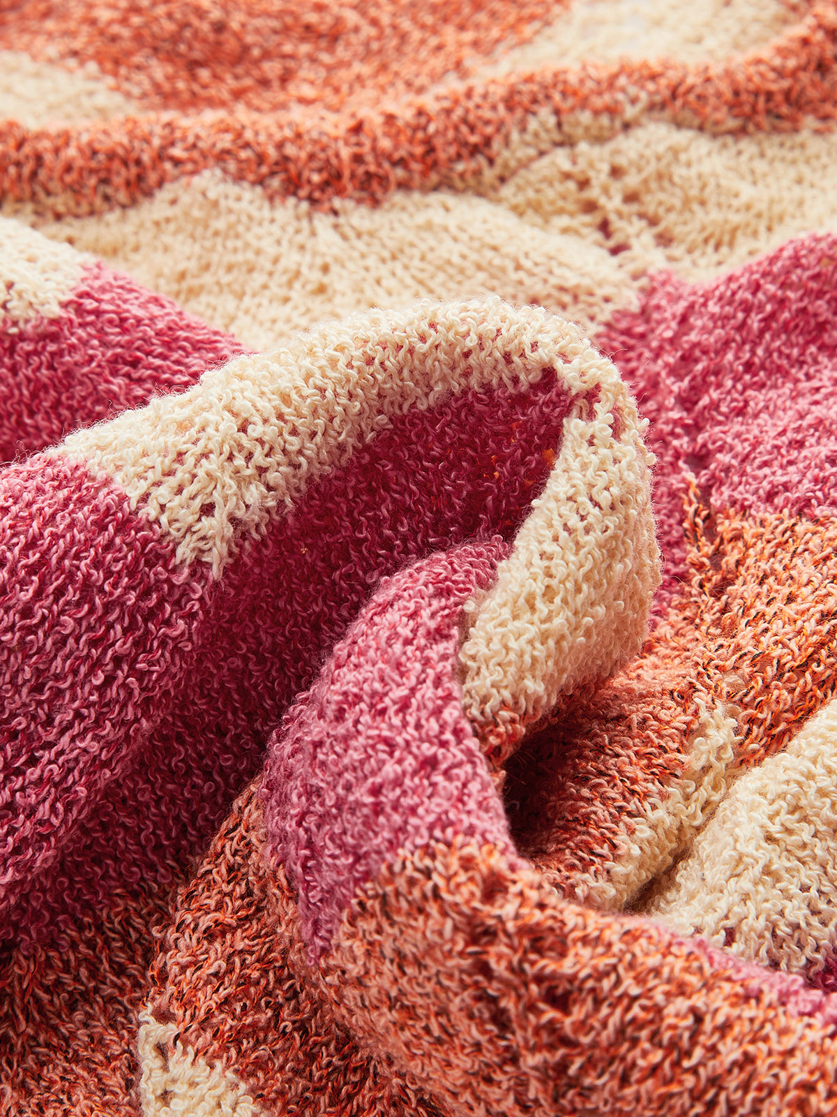 Color Block Halter Knotted Split Sweater Dress-Chicvia