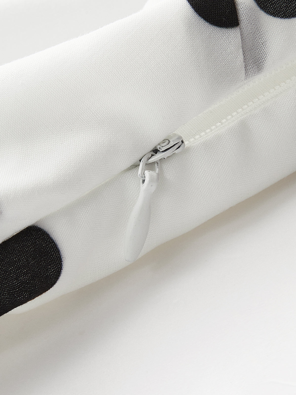 Polka Dot Bow Halter Zipper Dress-Chicvia