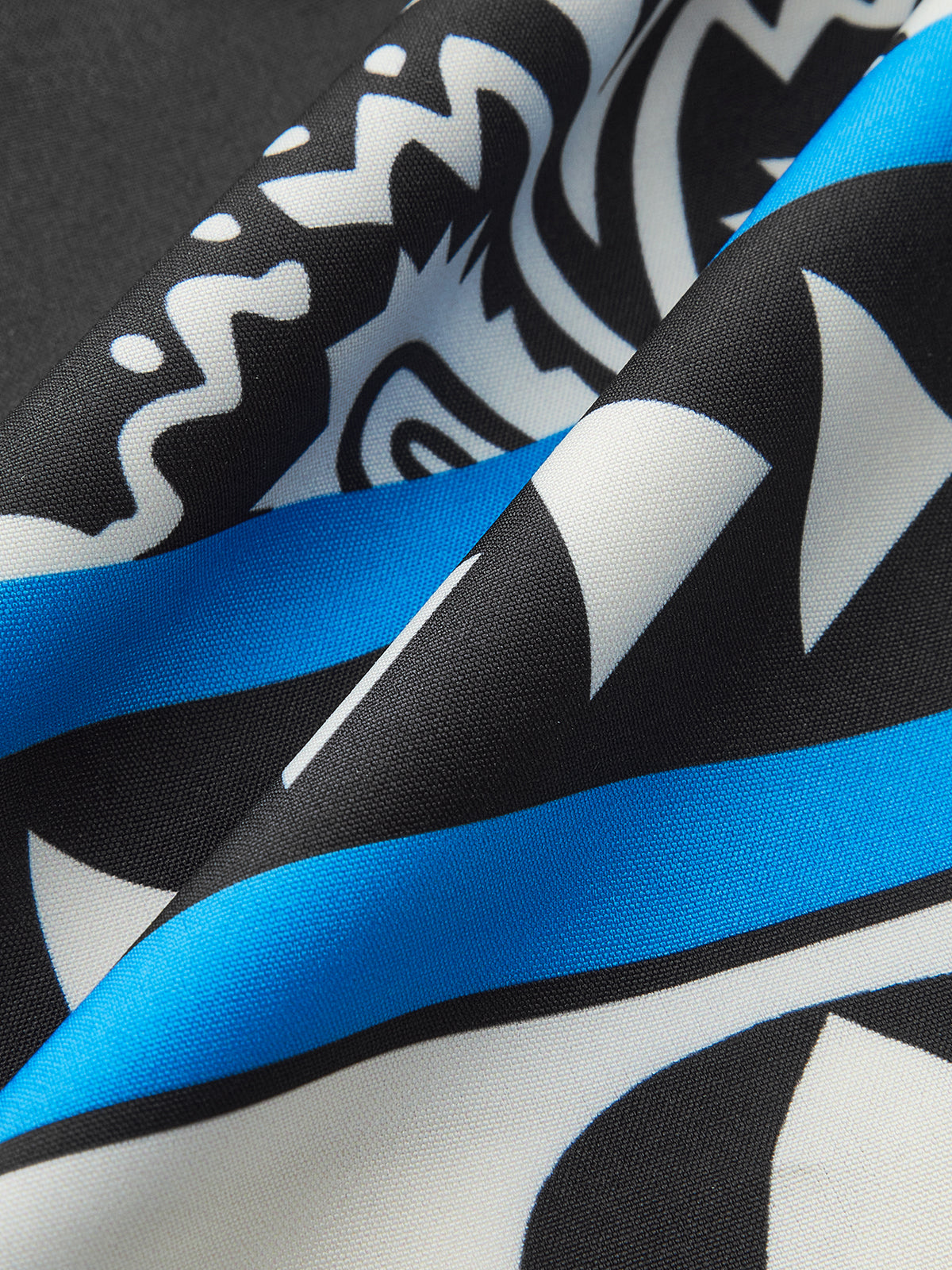 Oversized Print Lapel Pants Set-Chicvia