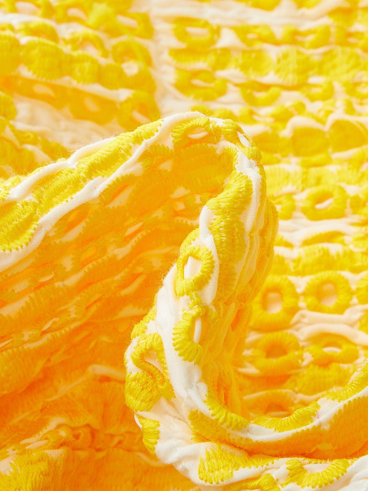 Cotton Sweetheart Embroidered Hem Strapless Dress-Chicvia