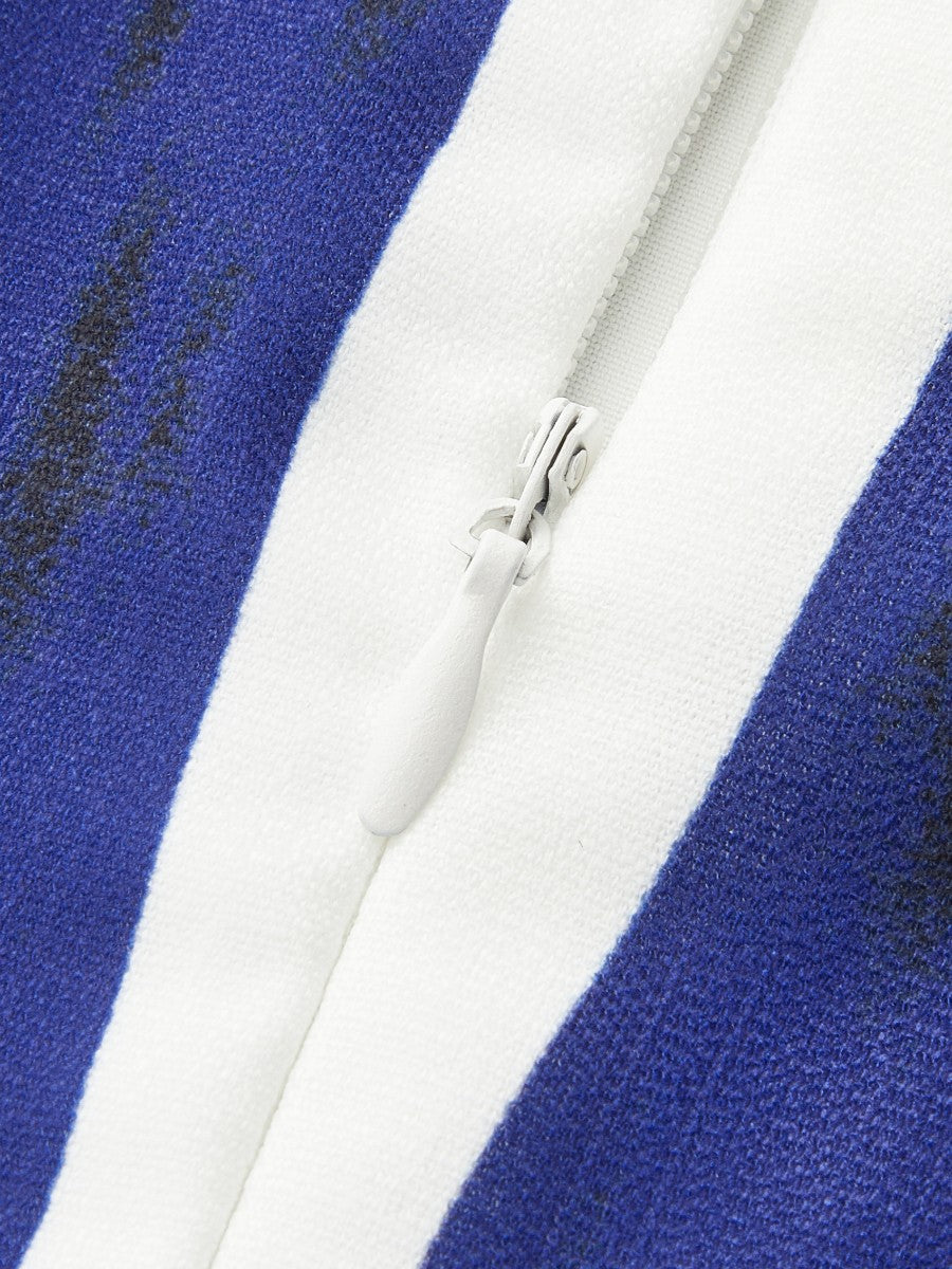 Floral Print Puff Sleeve Skirt Set With Pockets-Chicvia