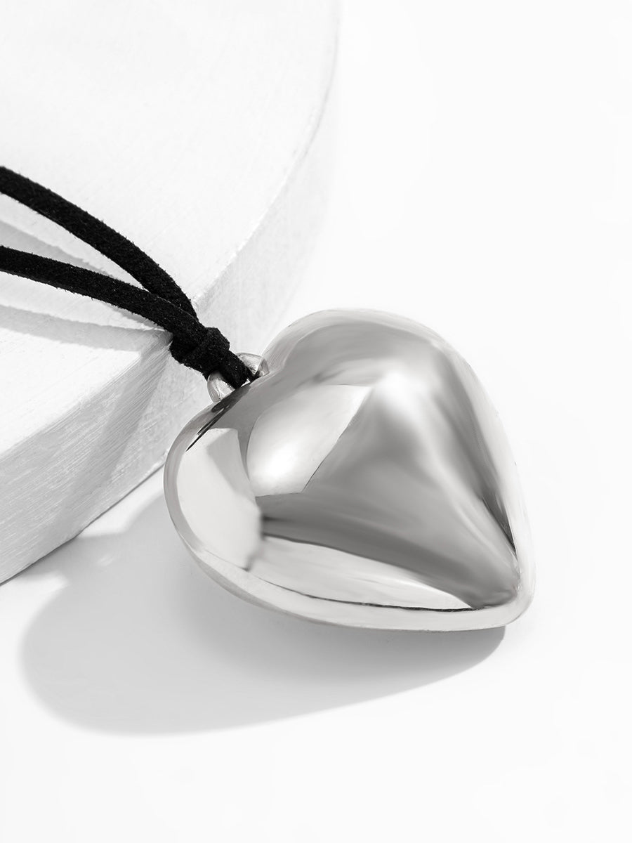 Heart Pendant Necklace-Chicvia