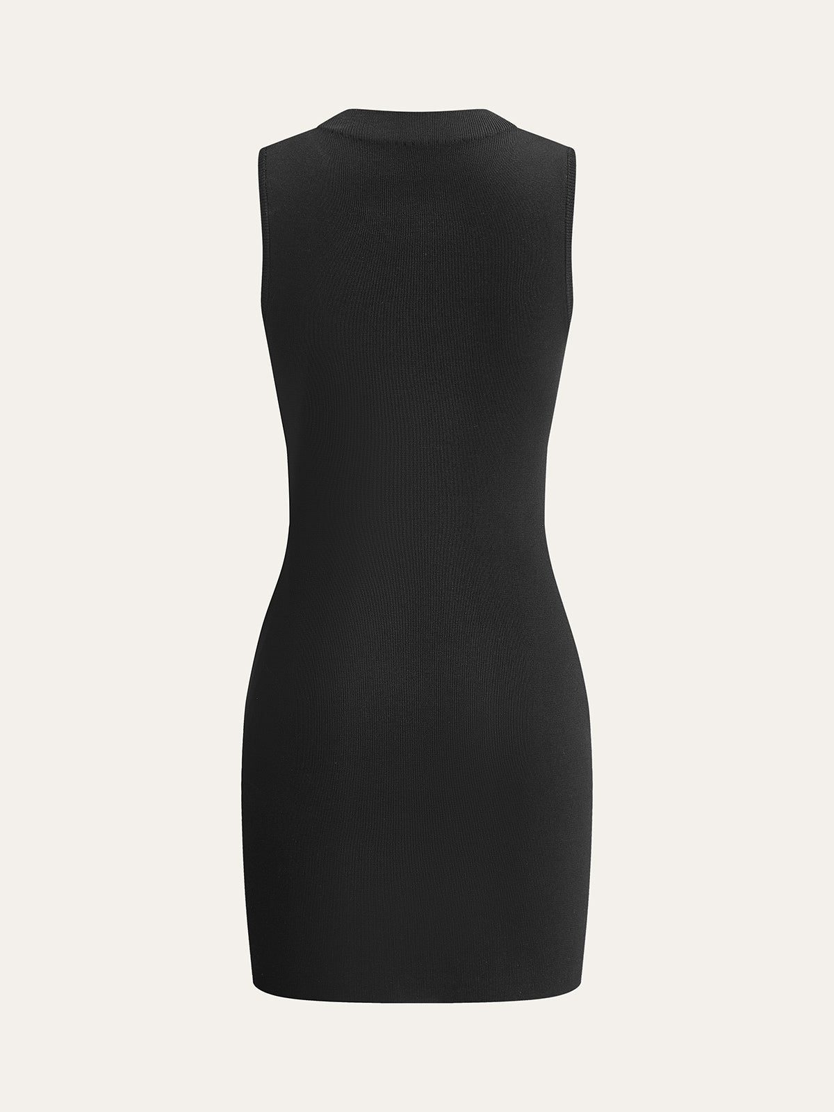 Cut-Out Halter Dress-Chicvia