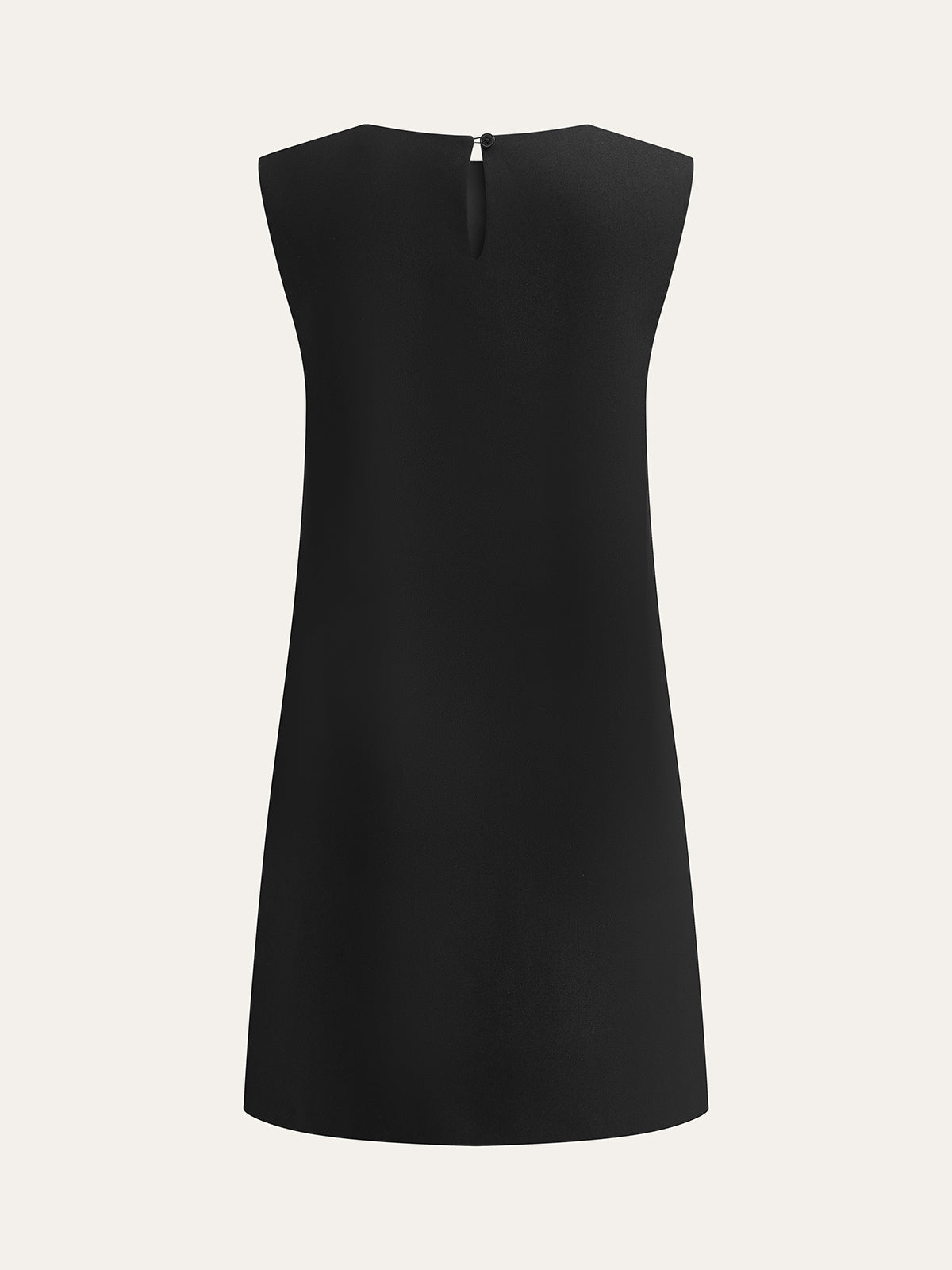 Metal Decor Sleeveless Mini Dress-Chicvia