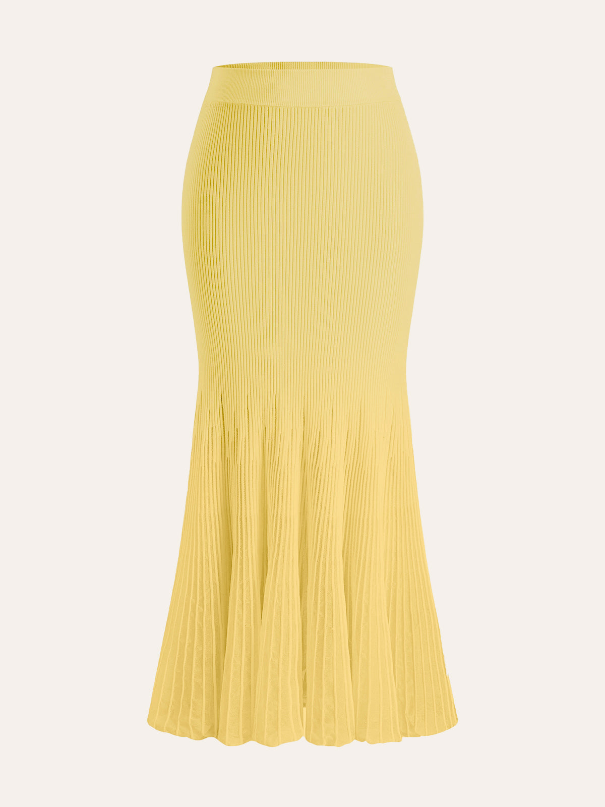 Mesh Panel Pleated Skirt-Chicvia