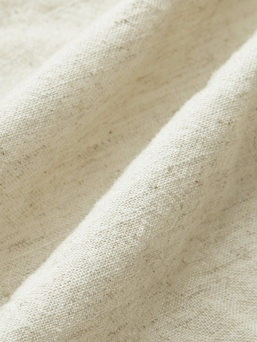 Cotton & Linen Kimono Sleeve Button Top-Chicvia