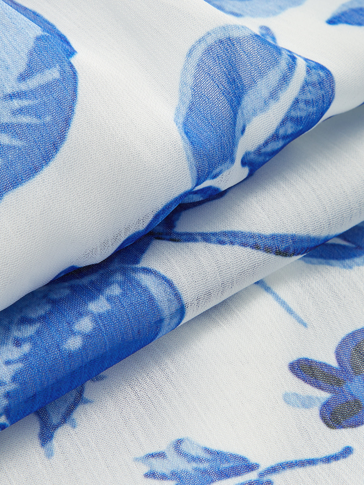 Belted Ruffled Floral Print Maxi Dress-Chicvia