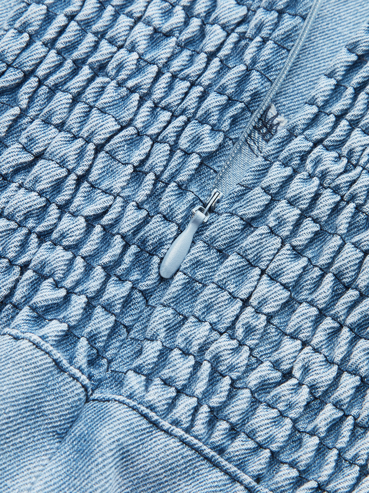 Denim Spaghetti Strap Midi Dress-Chicvia