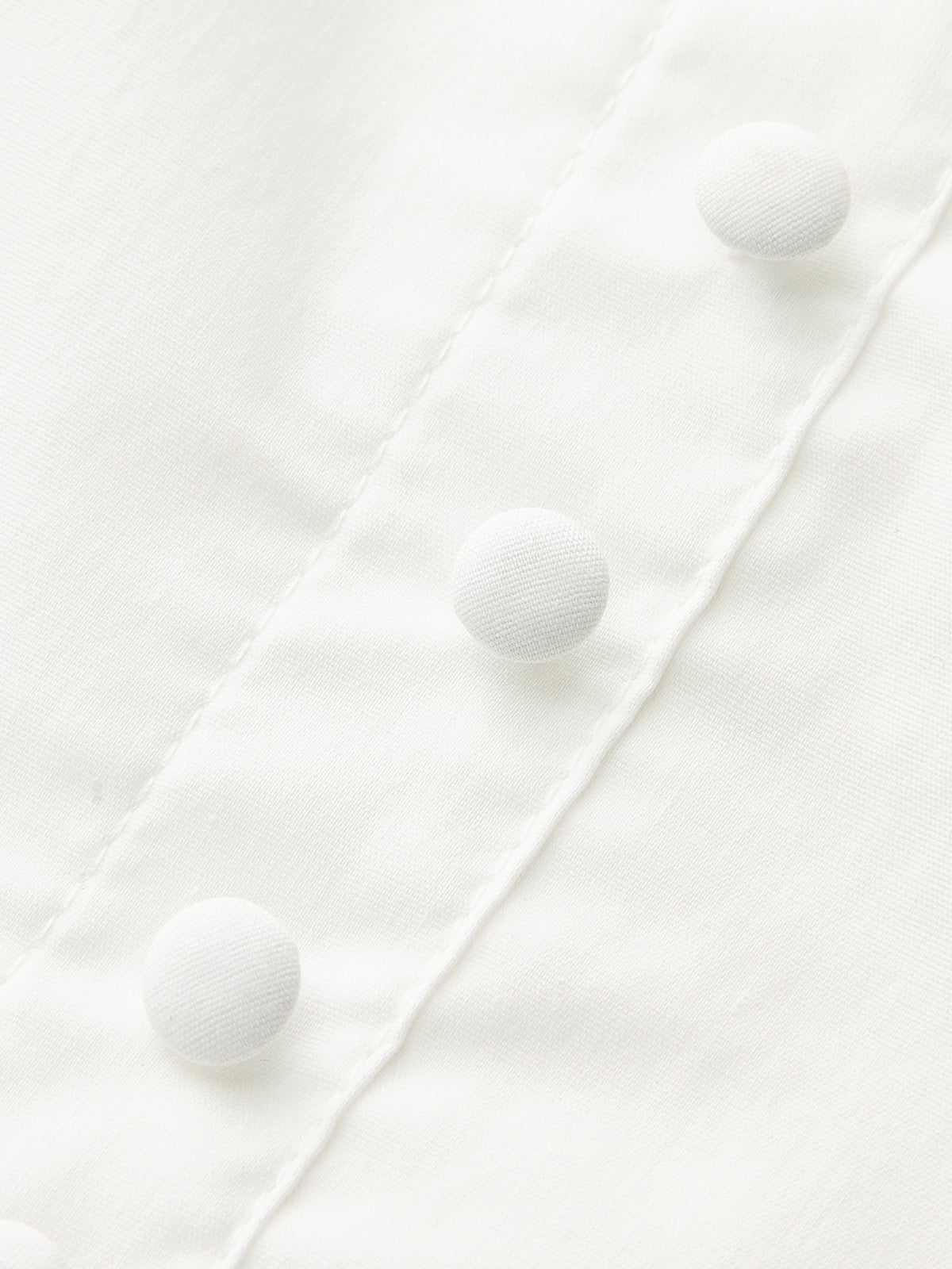 Embroidered Floral Mini Dress with Front Buttons-Chicvia