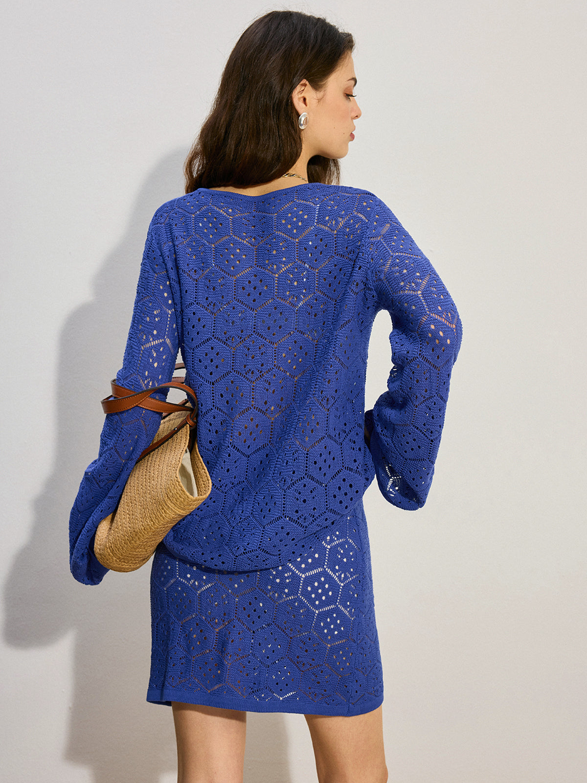 Oversized Knit Sweater Co-ords-Chicvia