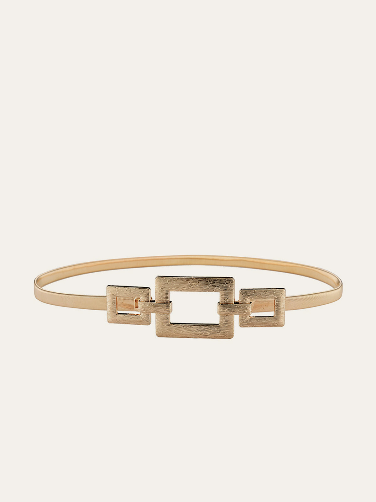 Geometric Golden Waist Belt-Chicvia