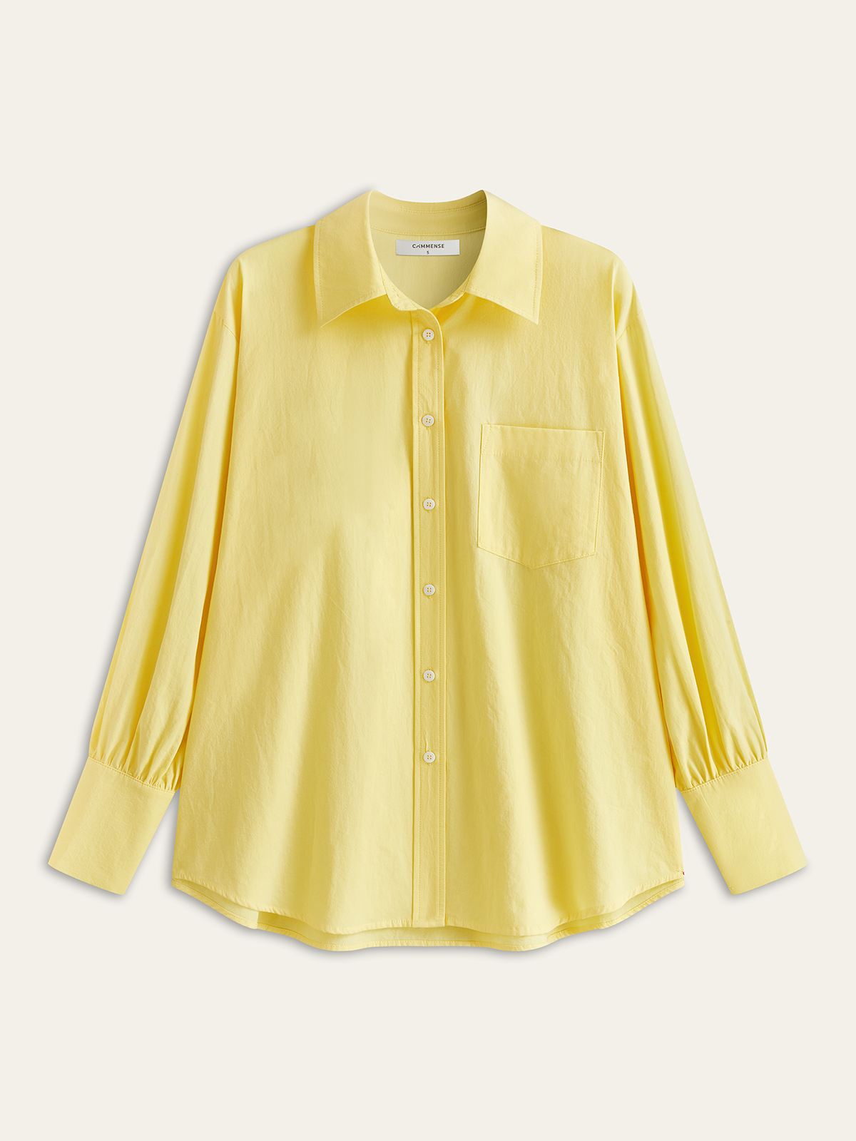 Pocketed Oversized Shirt-Chicvia