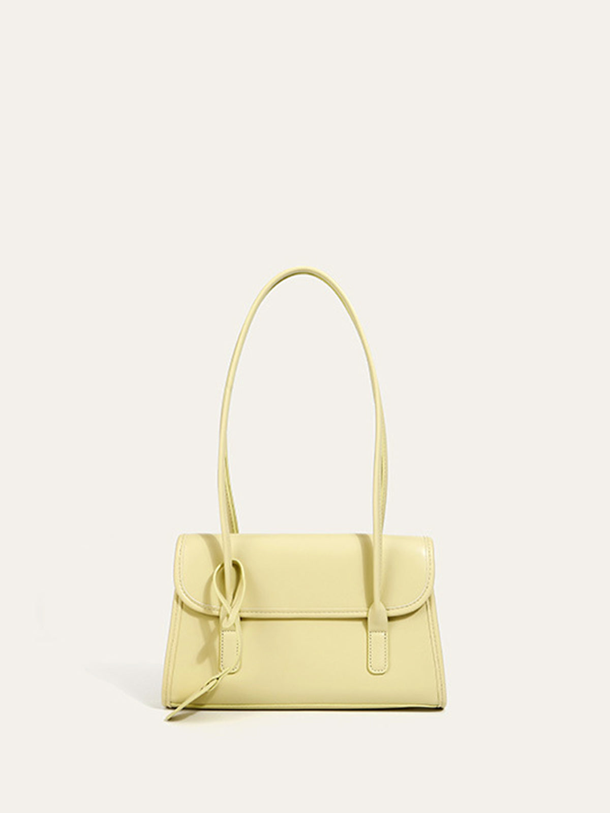 Minimalist Knot-Detail Shoulder Bag-Chicvia