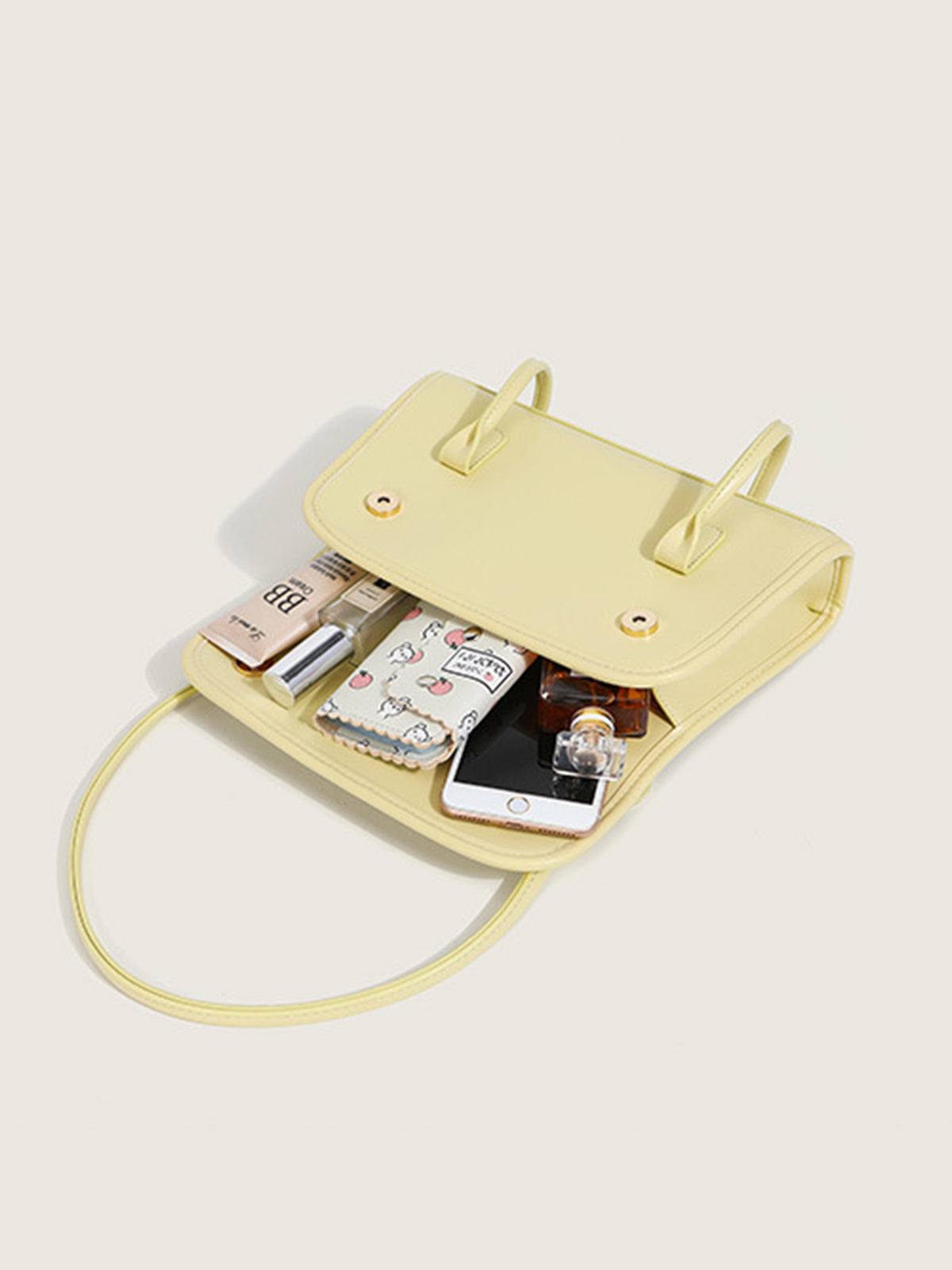 Minimalist Knot-Detail Shoulder Bag-Chicvia