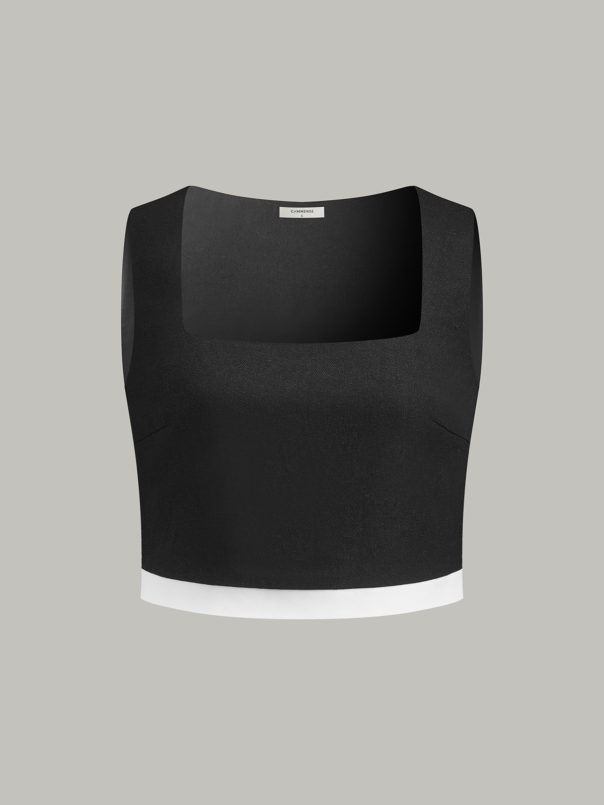 Contrast Trim Skirt Set-Chicvia