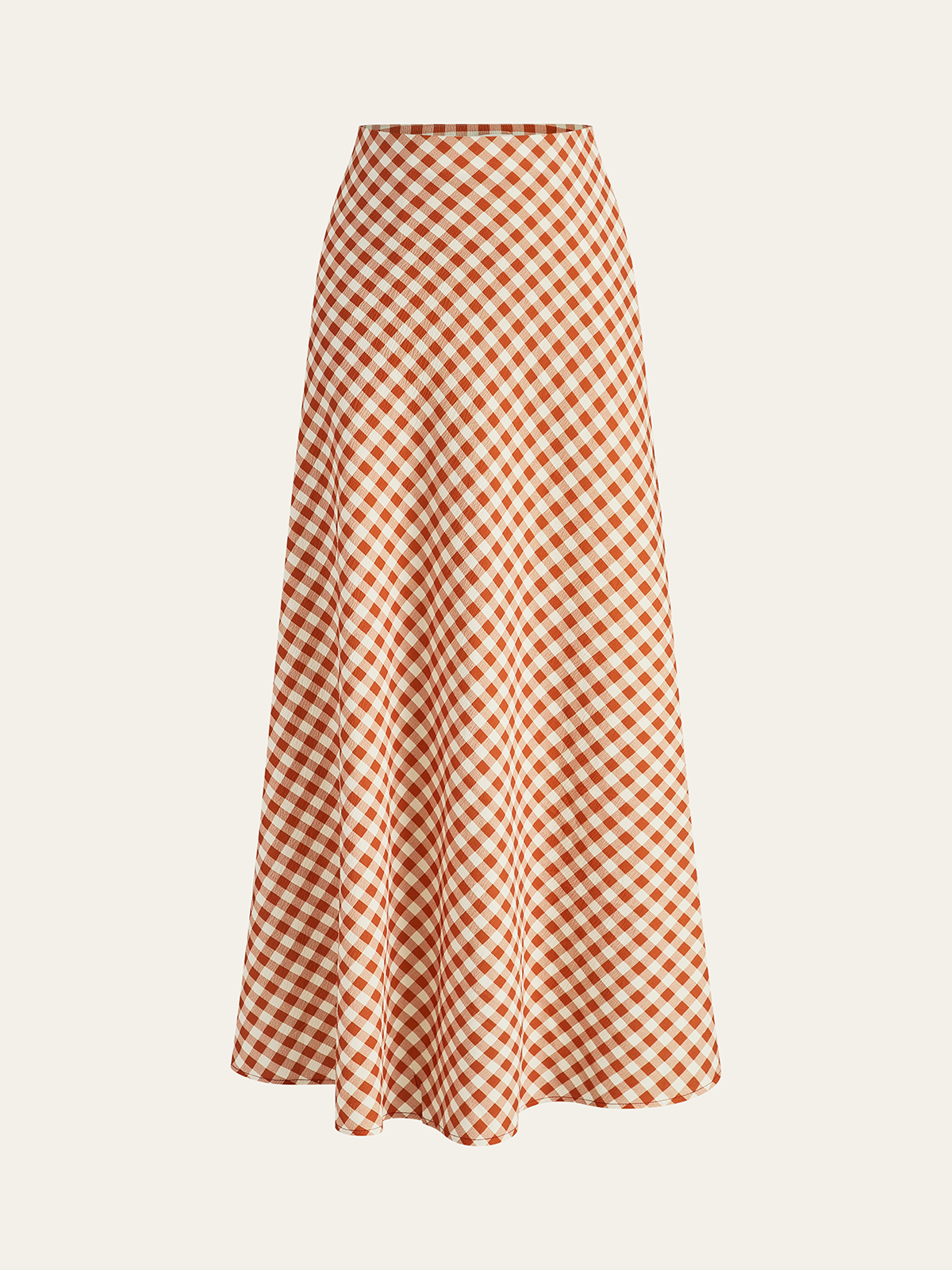 Checkboard Print Pockets Skirt-Chicvia