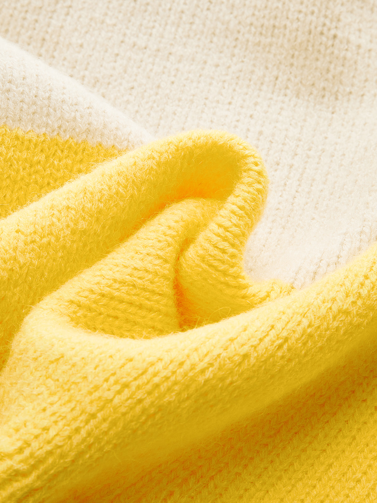 Knitted Colorblock Sweater Vest-Chicvia