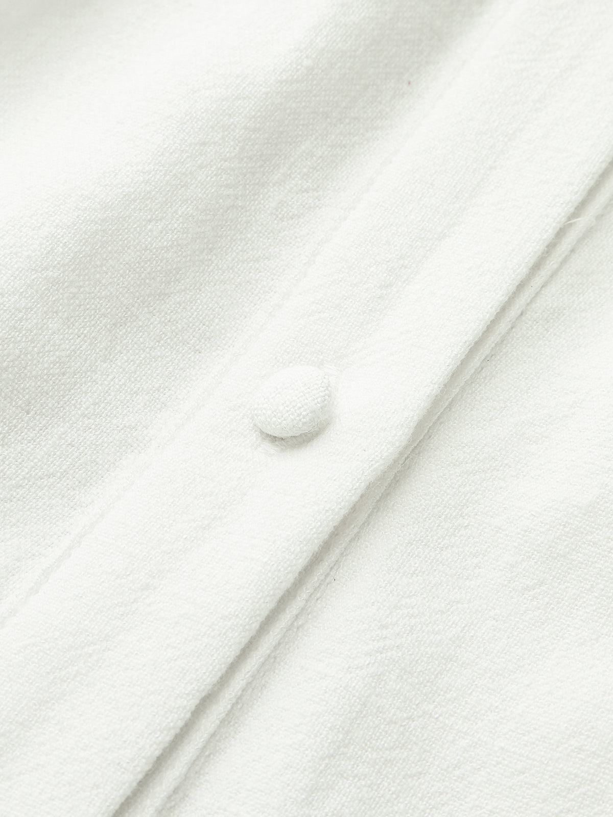 Linen & Cotton Embroidered Belted Mini Dress-Chicvia