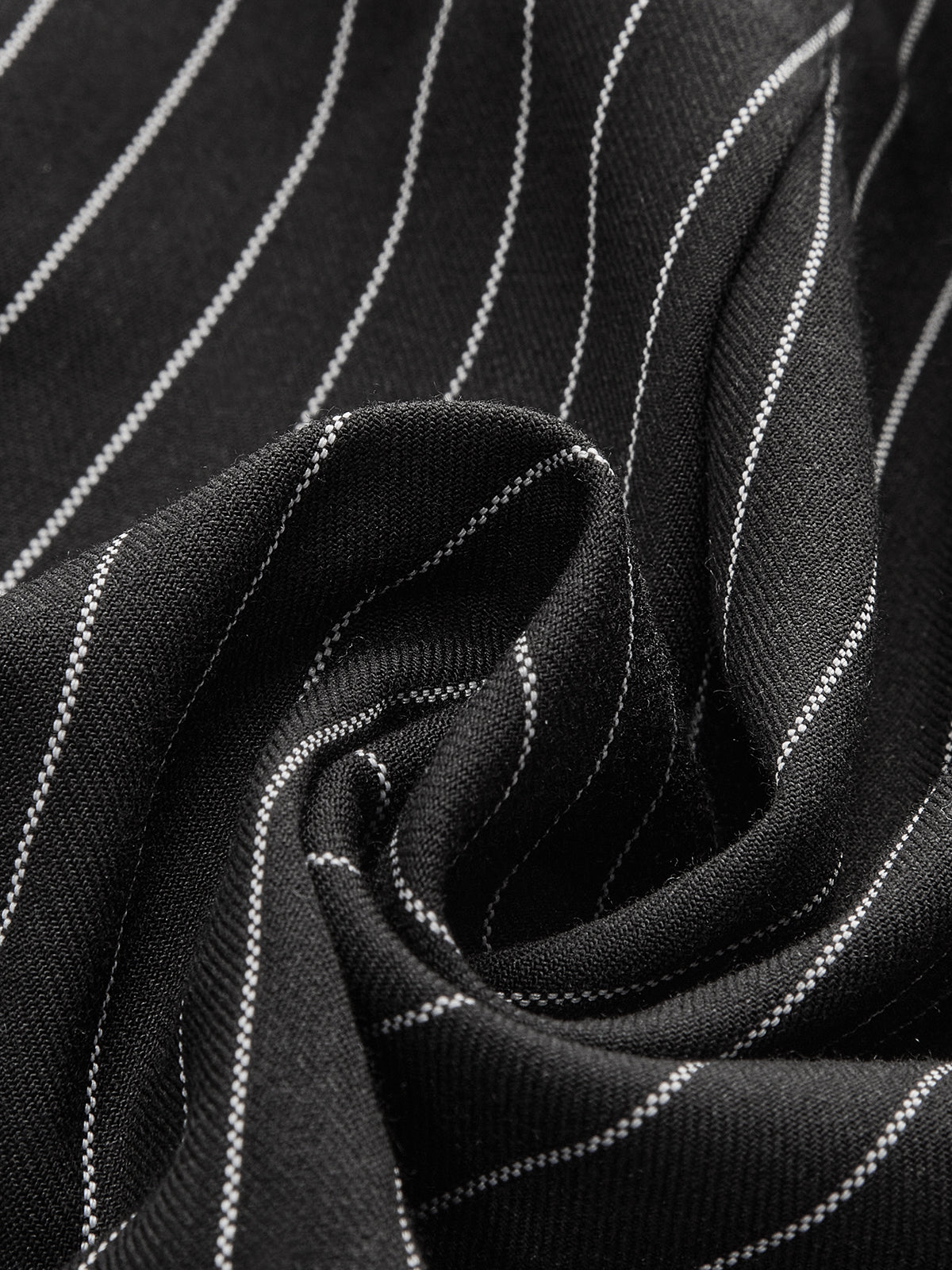 Belted Striped Shorts-Chicvia