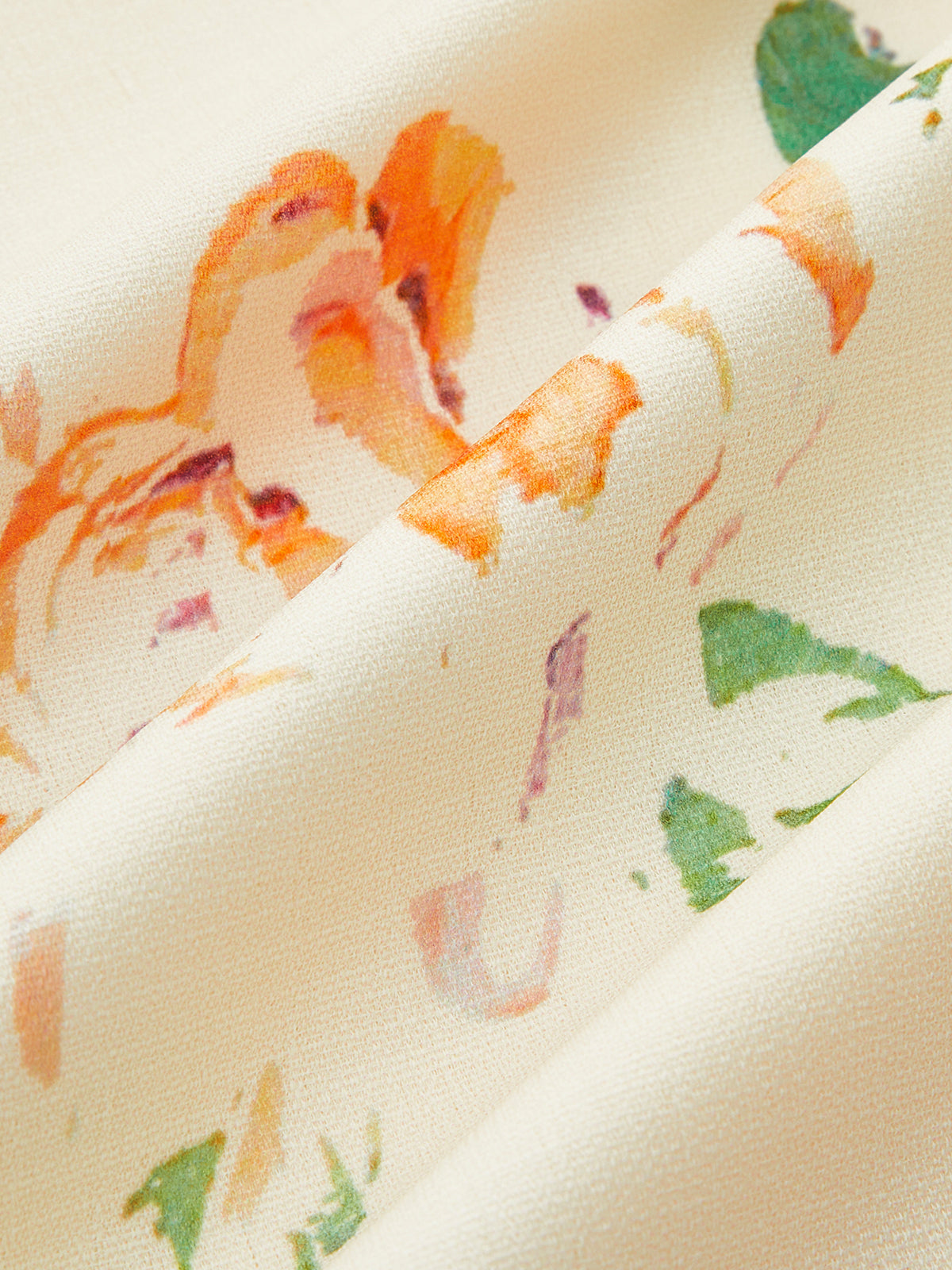 Floral Print Lace-Up Back Sleeveless Dress-Chicvia