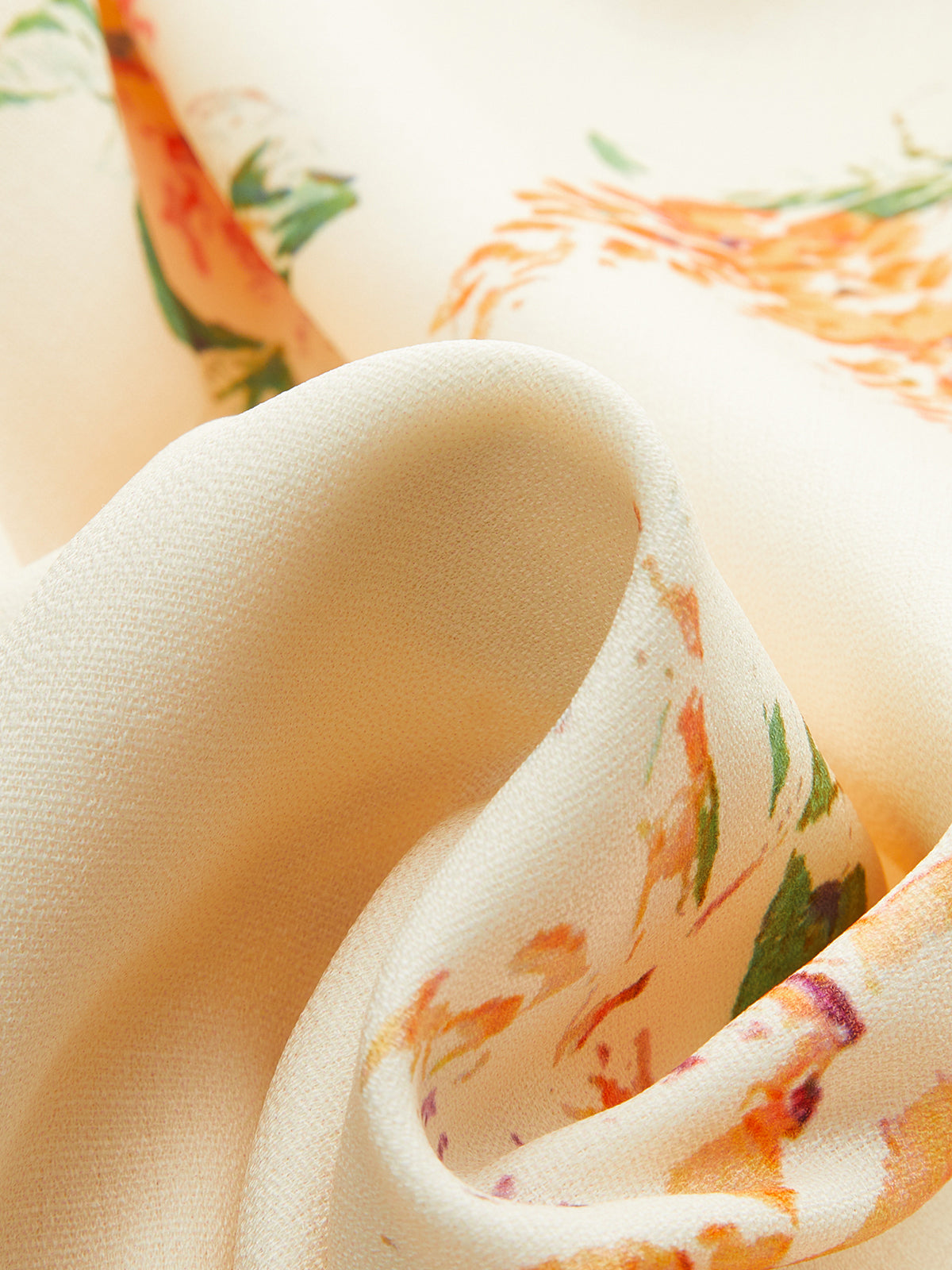 Floral Print Lace-Up Back Sleeveless Dress-Chicvia