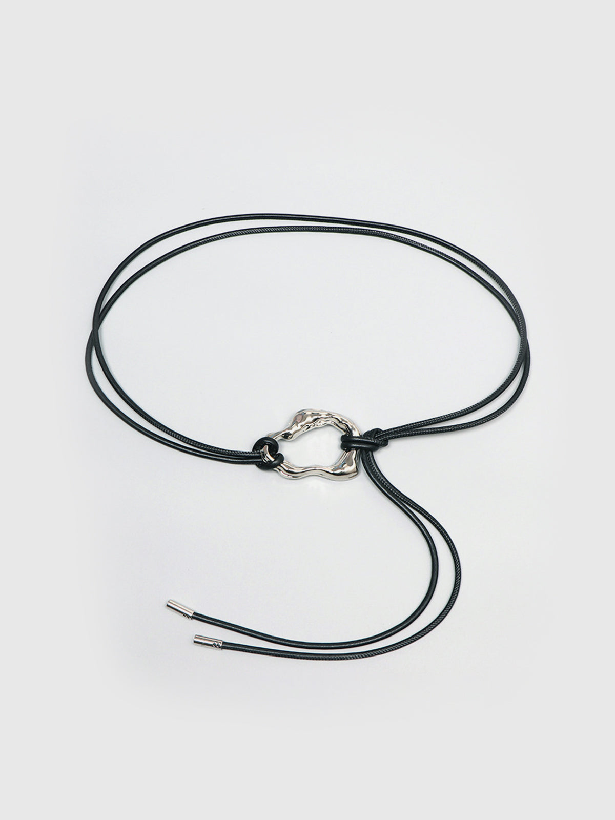 Minimalist Double-Rope Lariat Belt-Chicvia