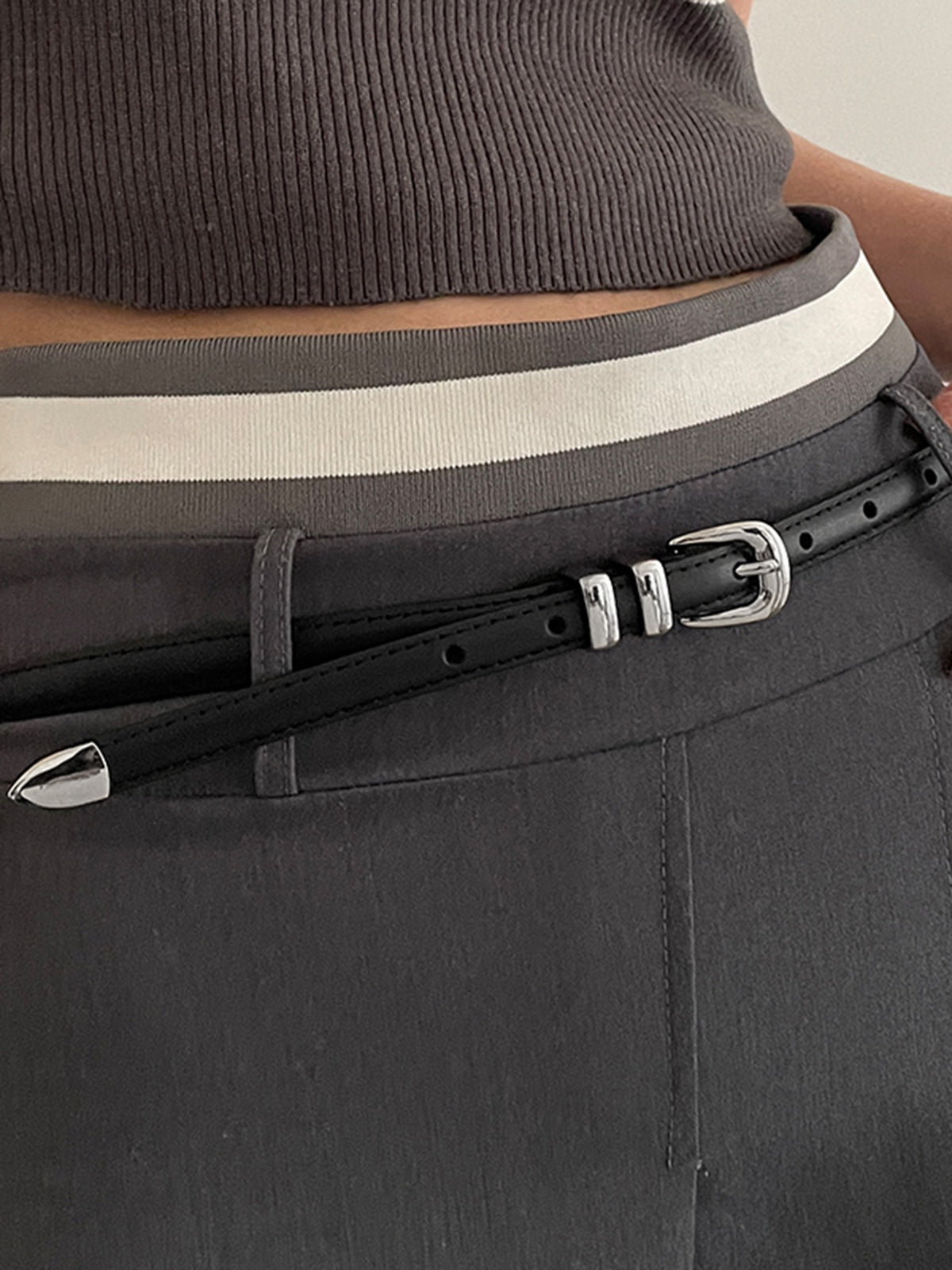 Principessa Leather Belt-Chicvia