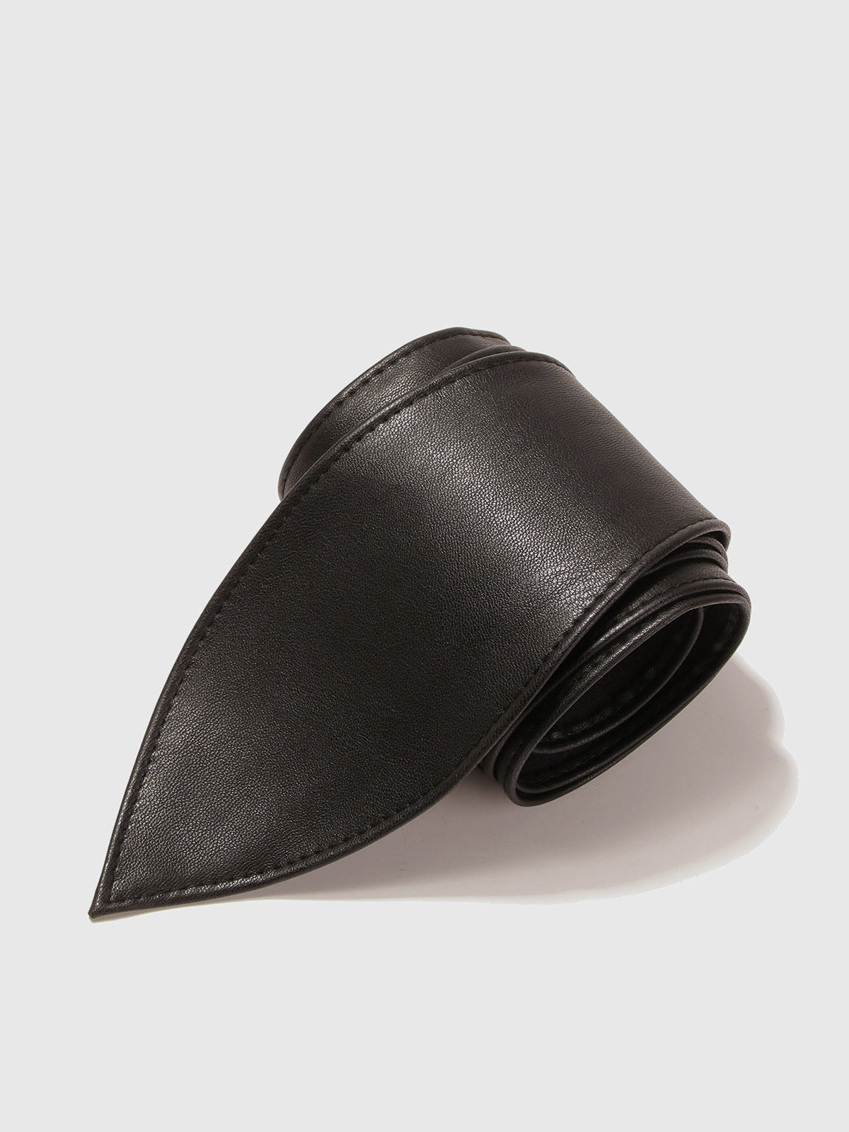 Faux Leather Wrap Belt-Chicvia