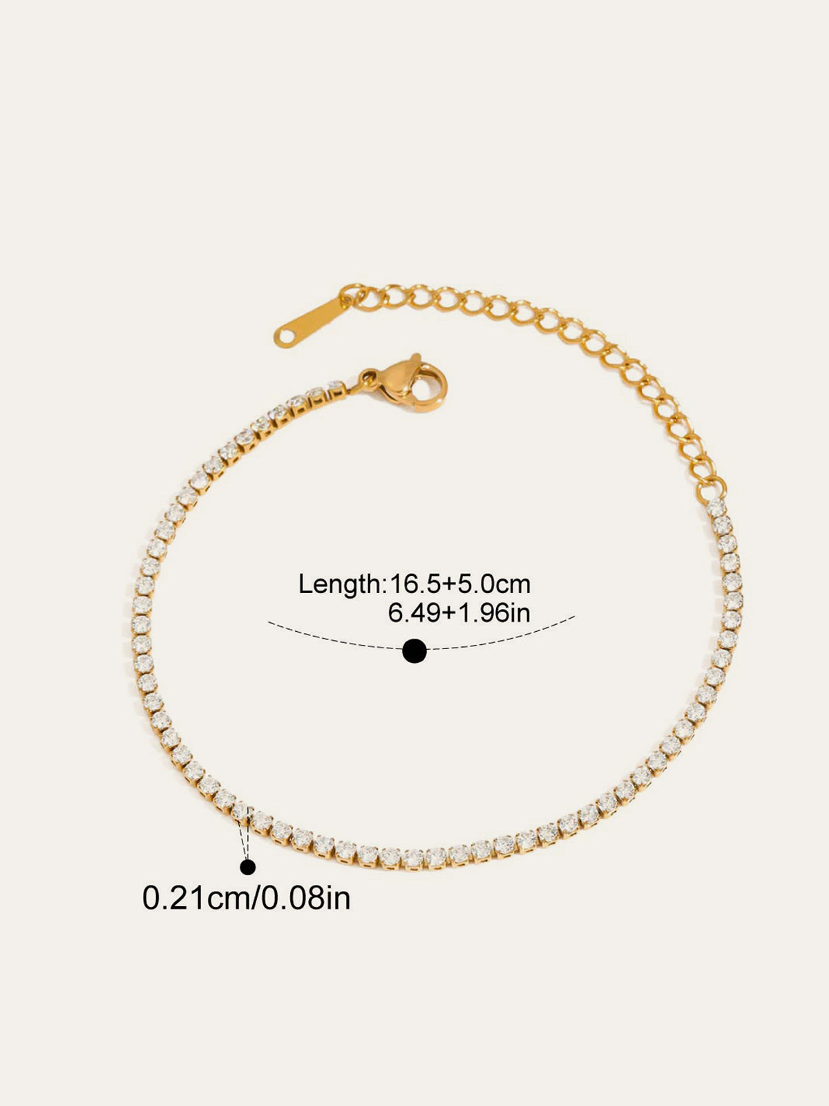 Multi-Style Crystal Embellishments Bracelet-Chicvia