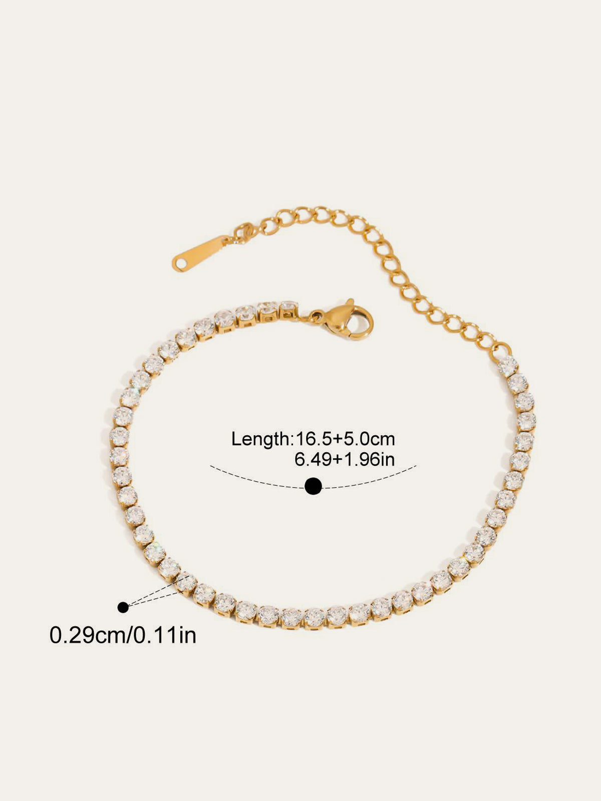 Multi-Style Crystal Embellishments Bracelet-Chicvia