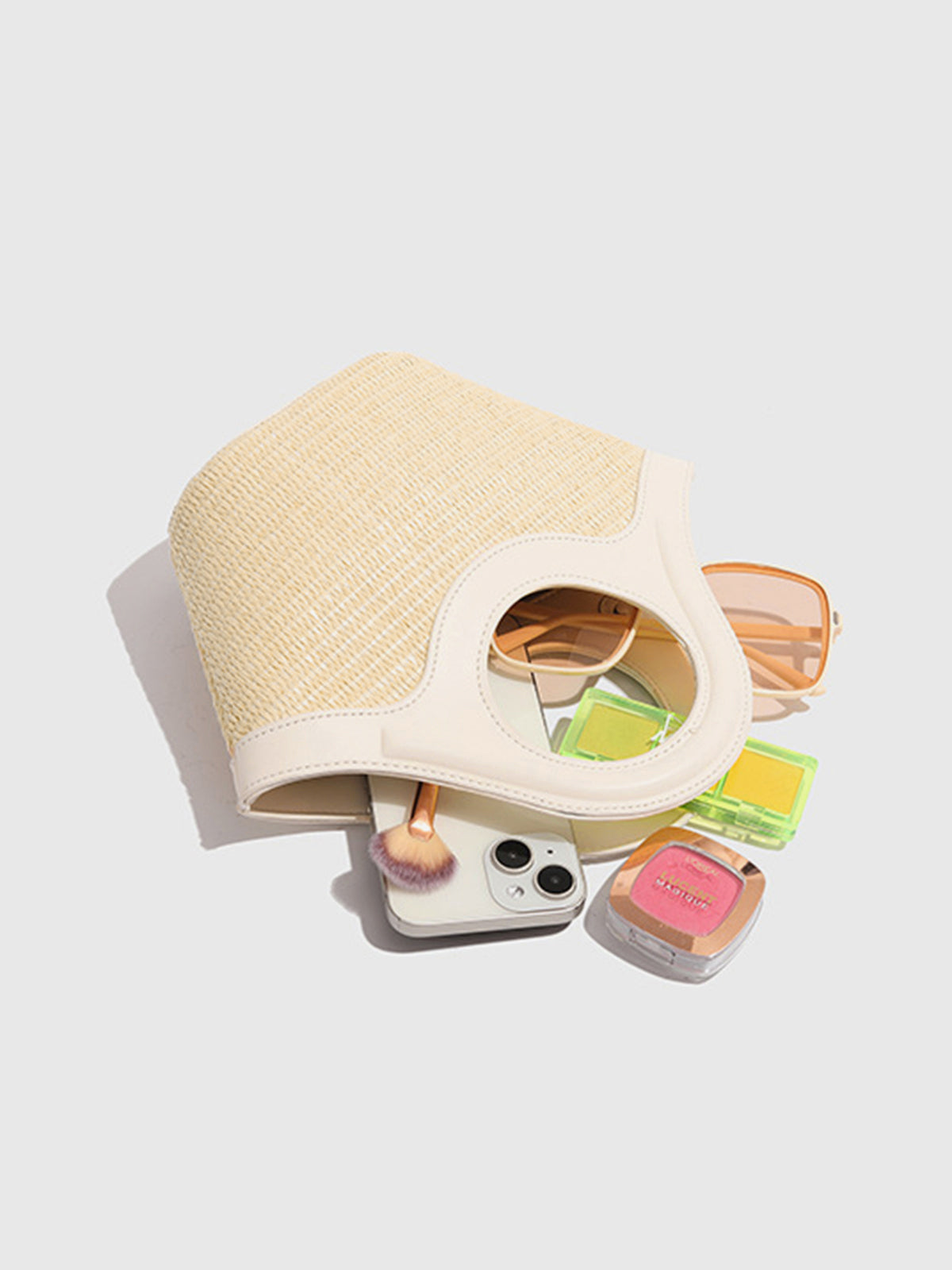 Ivory Strand Circle Bag-Chicvia