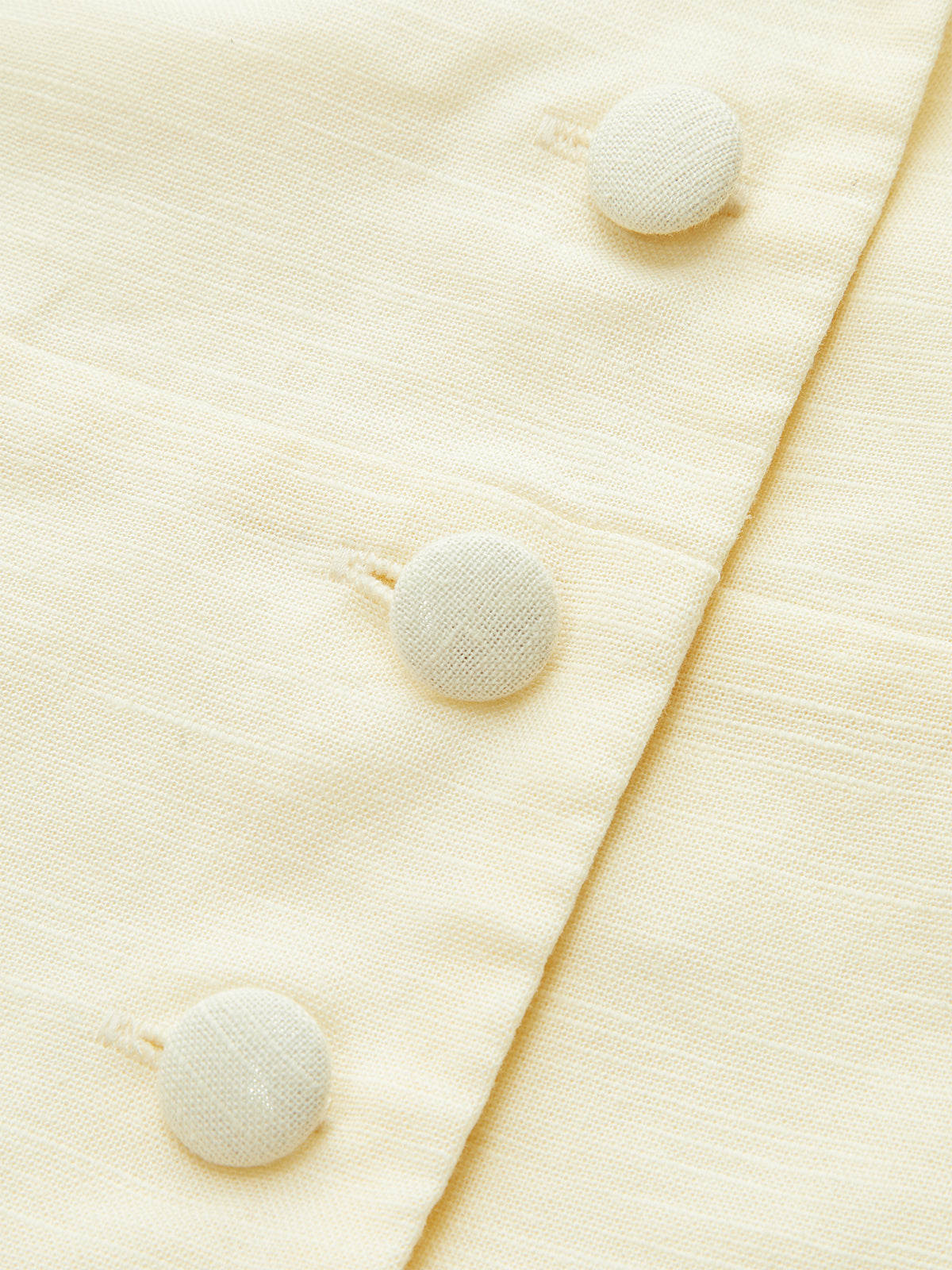 Linen & Cotton Embroidered Tank Top-Chicvia