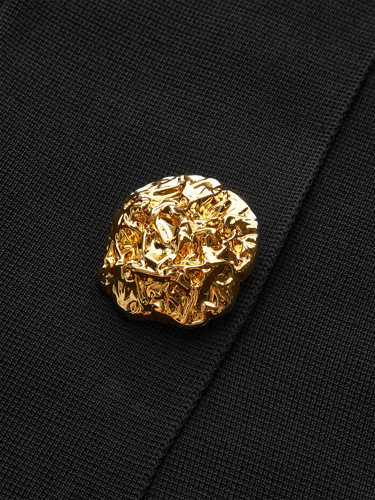 Metal Decor Sleeveless V-Neck Vest-Chicvia