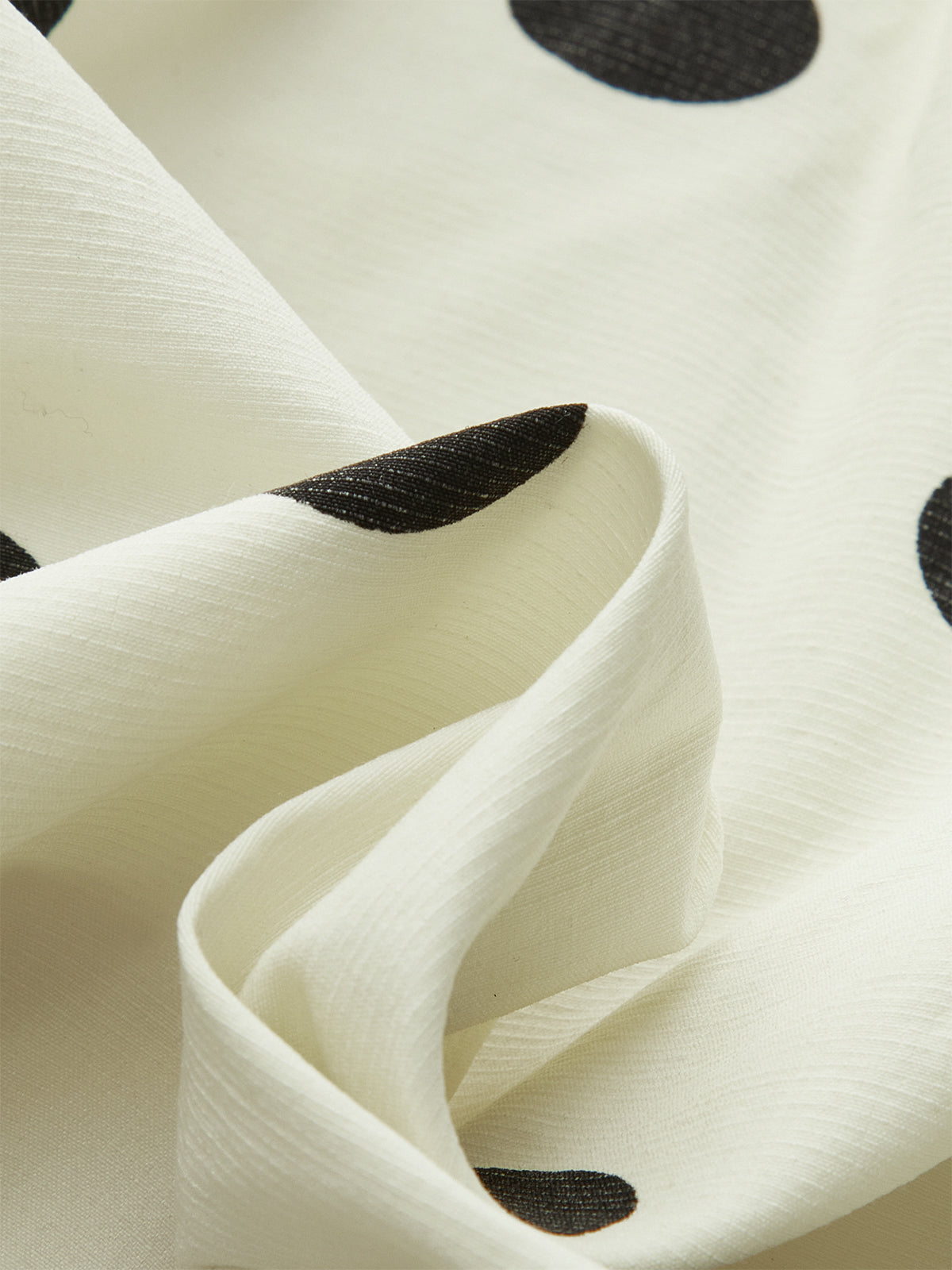 Polka Dot Ruched Strapless Top-Chicvia