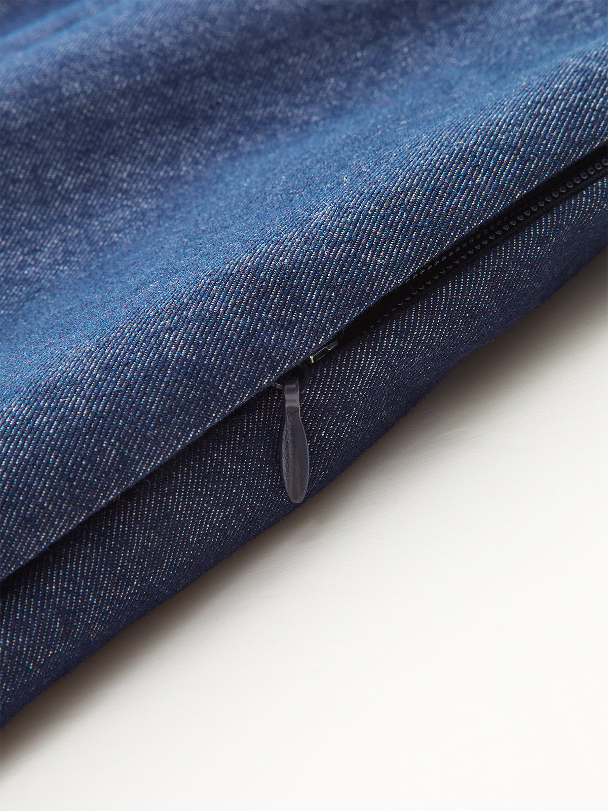 Faux Denim Shorts with Metal Chain Belt-Chicvia