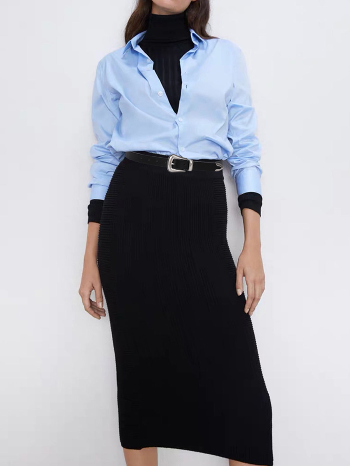 Essential Leather Belt-Chicvia