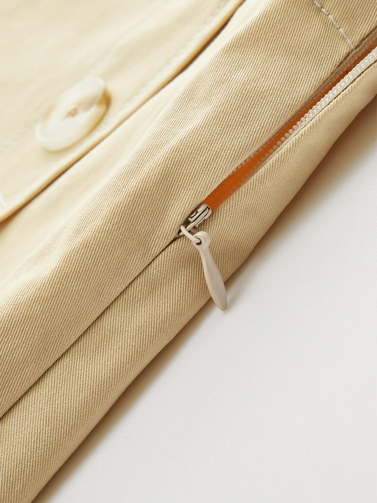 High-Waisted Button -Detail Wide-Leg Shorts-Chicvia