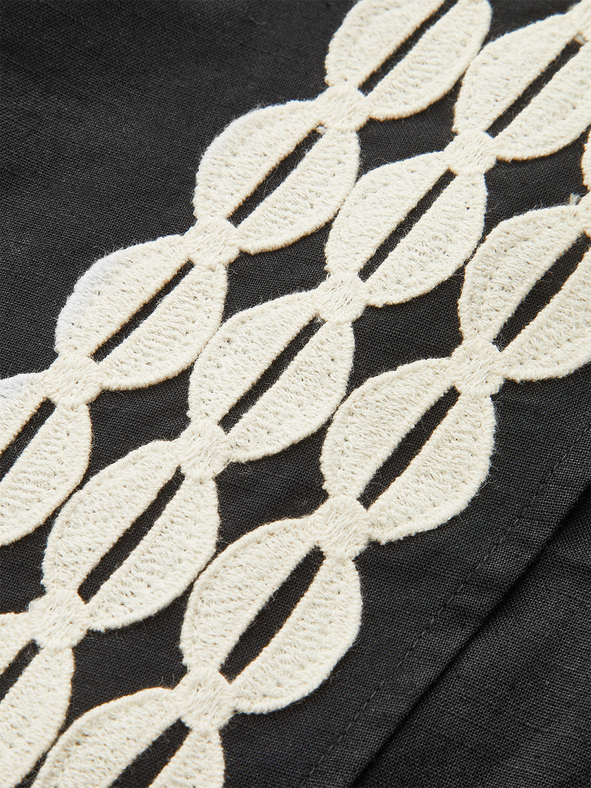 Color-Block Woven-Trim Wrap Mini Skirt-Chicvia