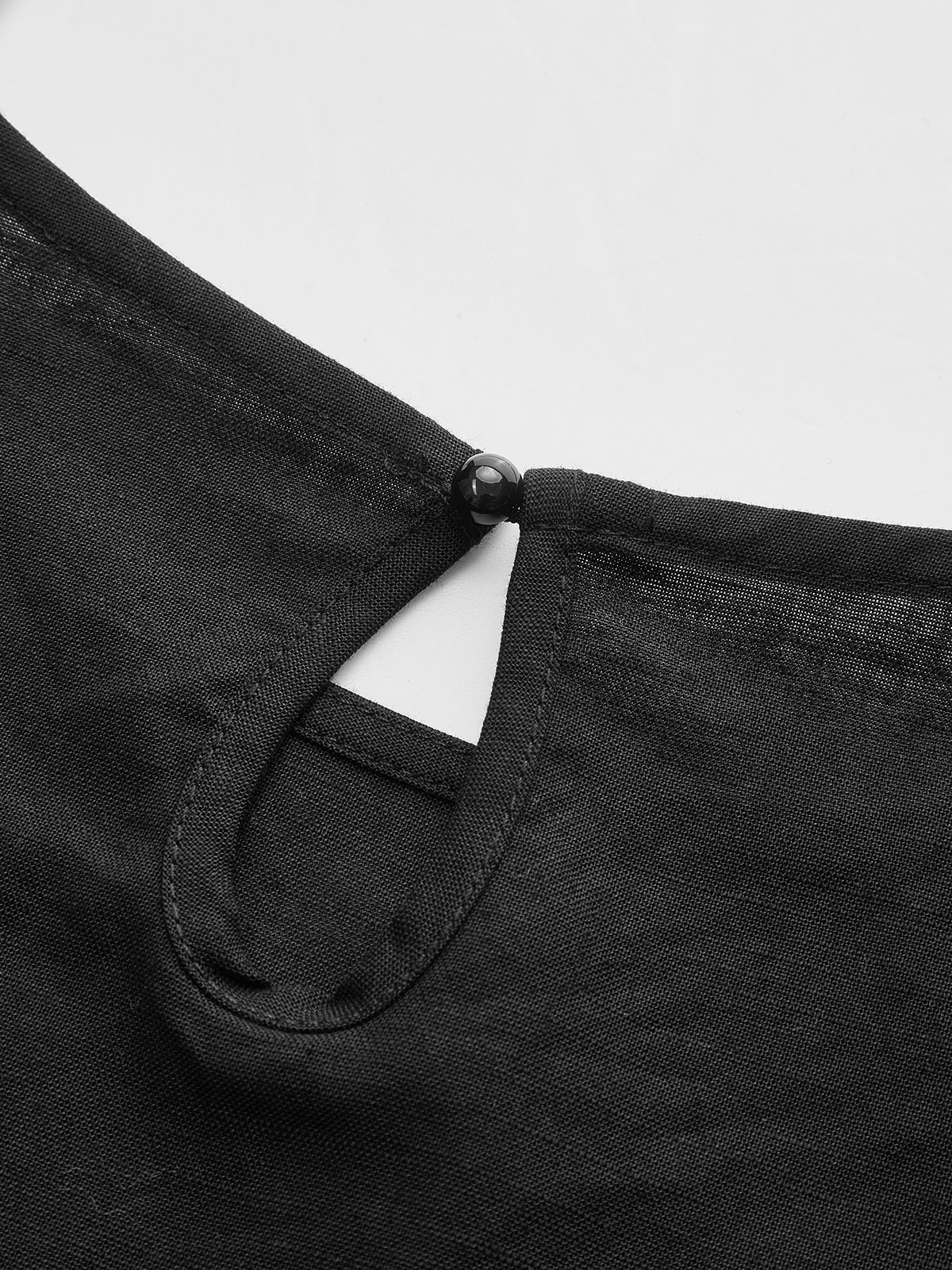 Contrast Trim Maxi Dress-Chicvia