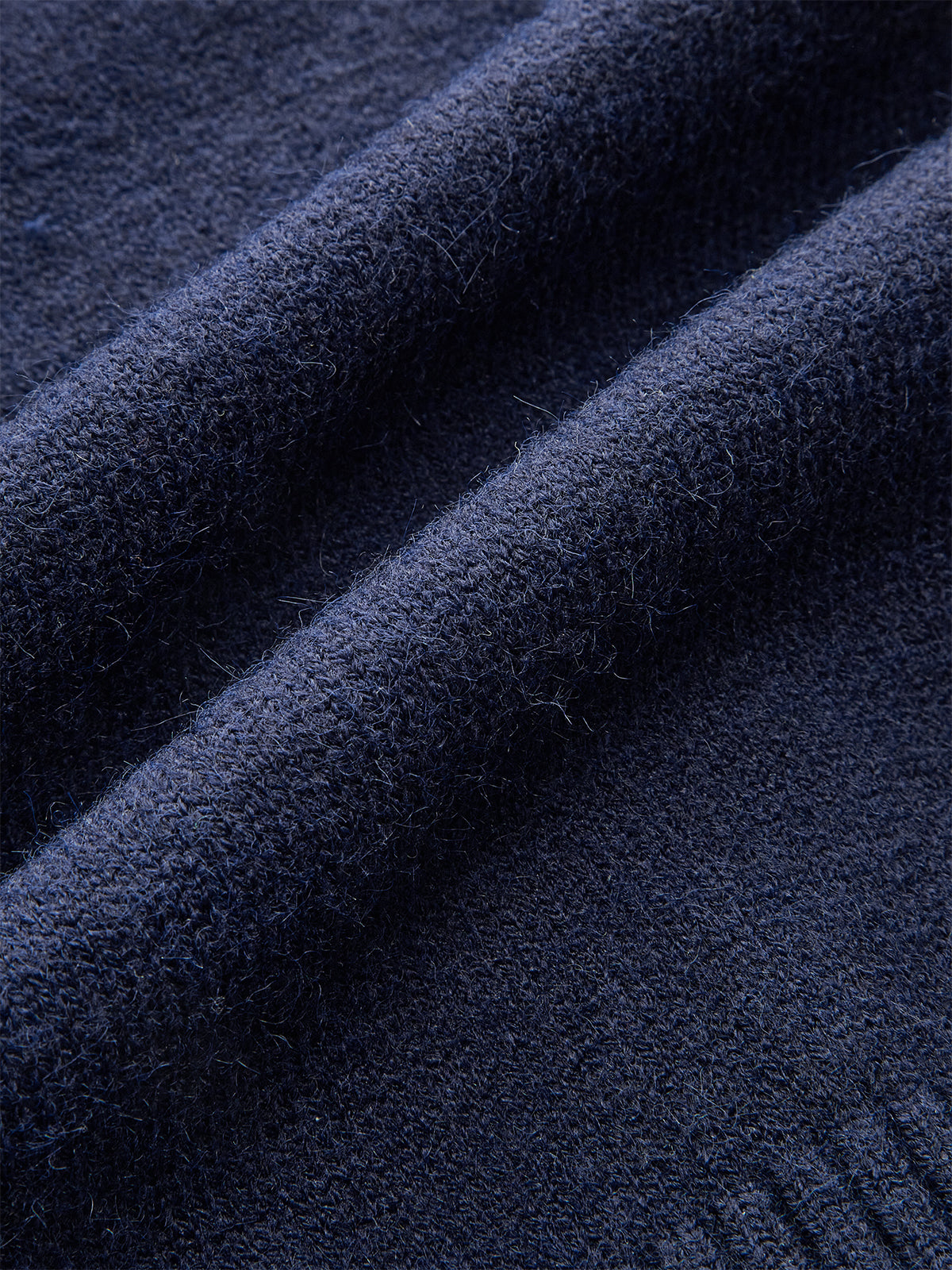 Denim Collar Buttoned Sweater-Chicvia