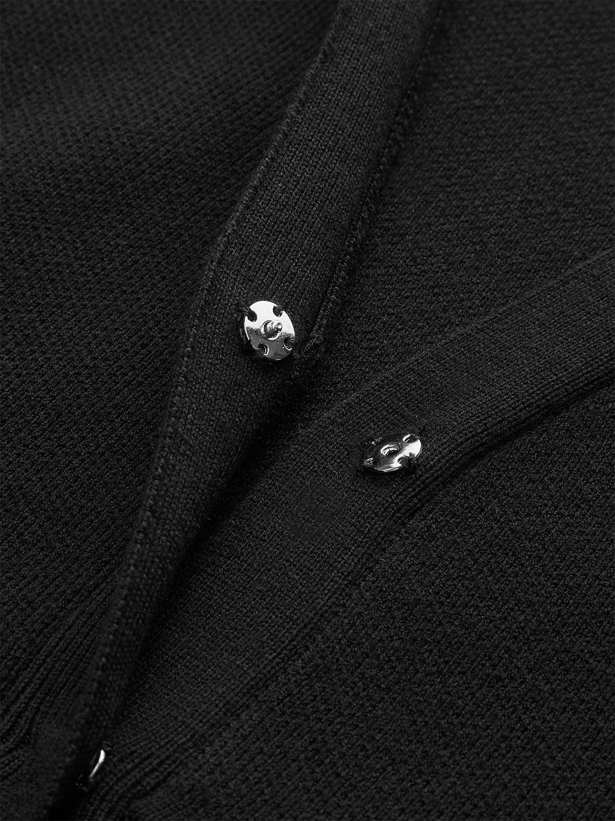 Knitted Peplum Vest Cardigan-Chicvia