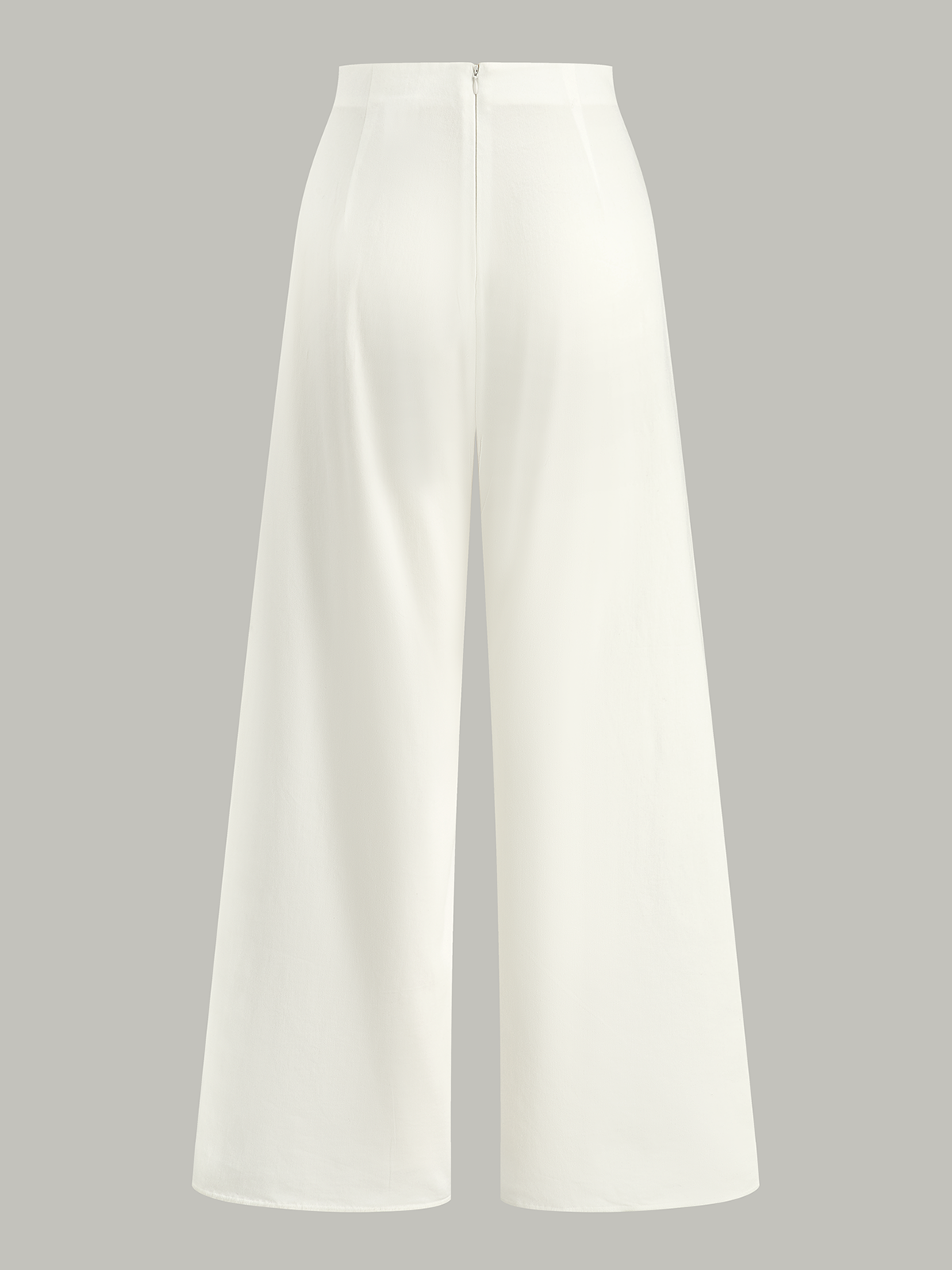 Embroidery Cut-Out Wide-Leg Pants-Chicvia