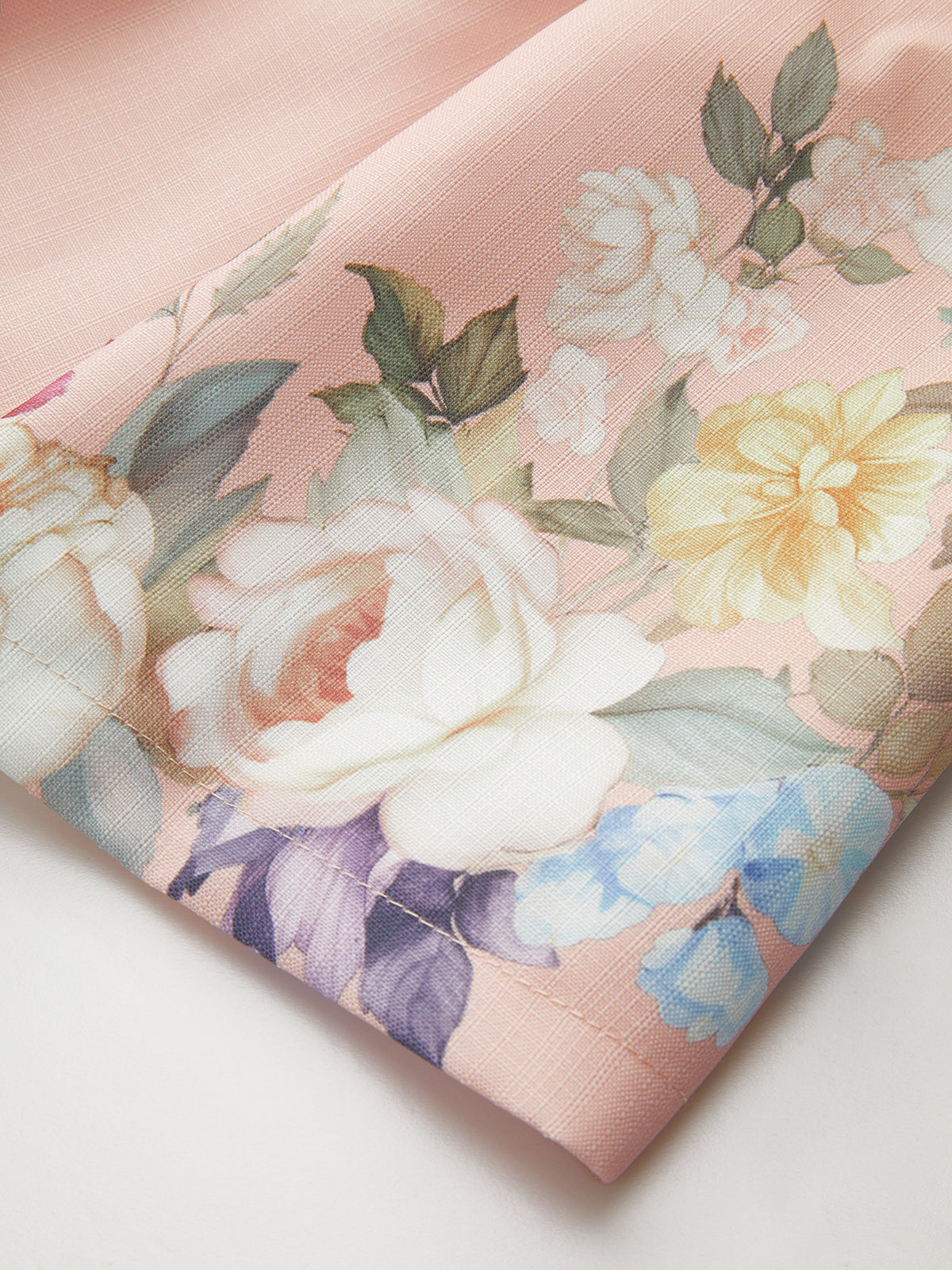 Floral Printed Belted Mid-Waist Shorts-Chicvia