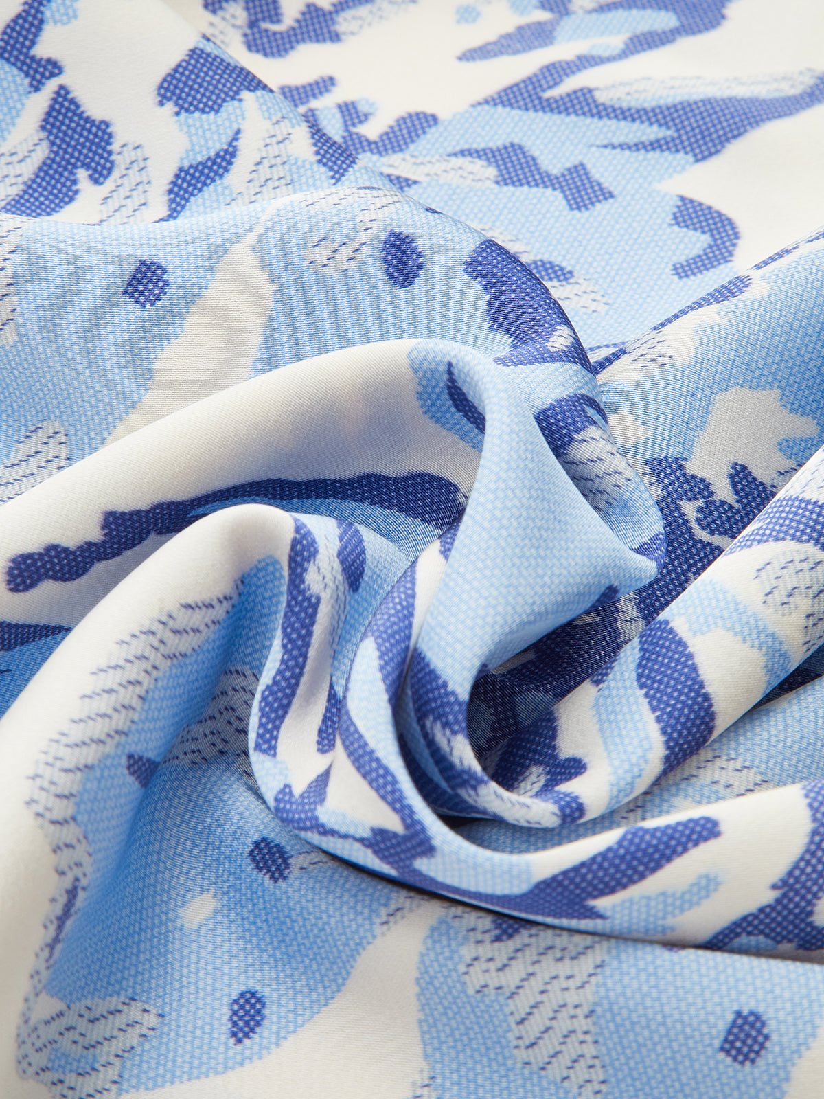 Halter Neck Floral Print Midi Dress-Chicvia