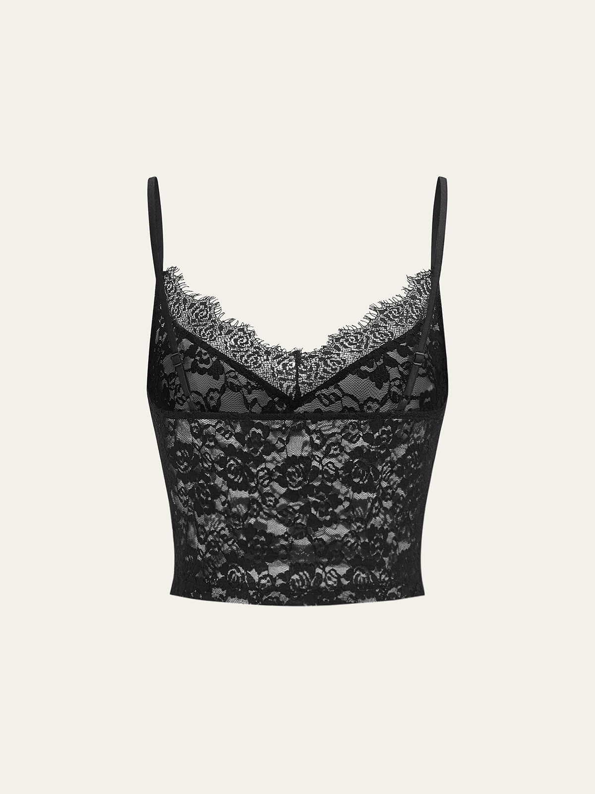 Polka Dot Two-Piece Maxi Dress with Lace Camisole-Chicvia