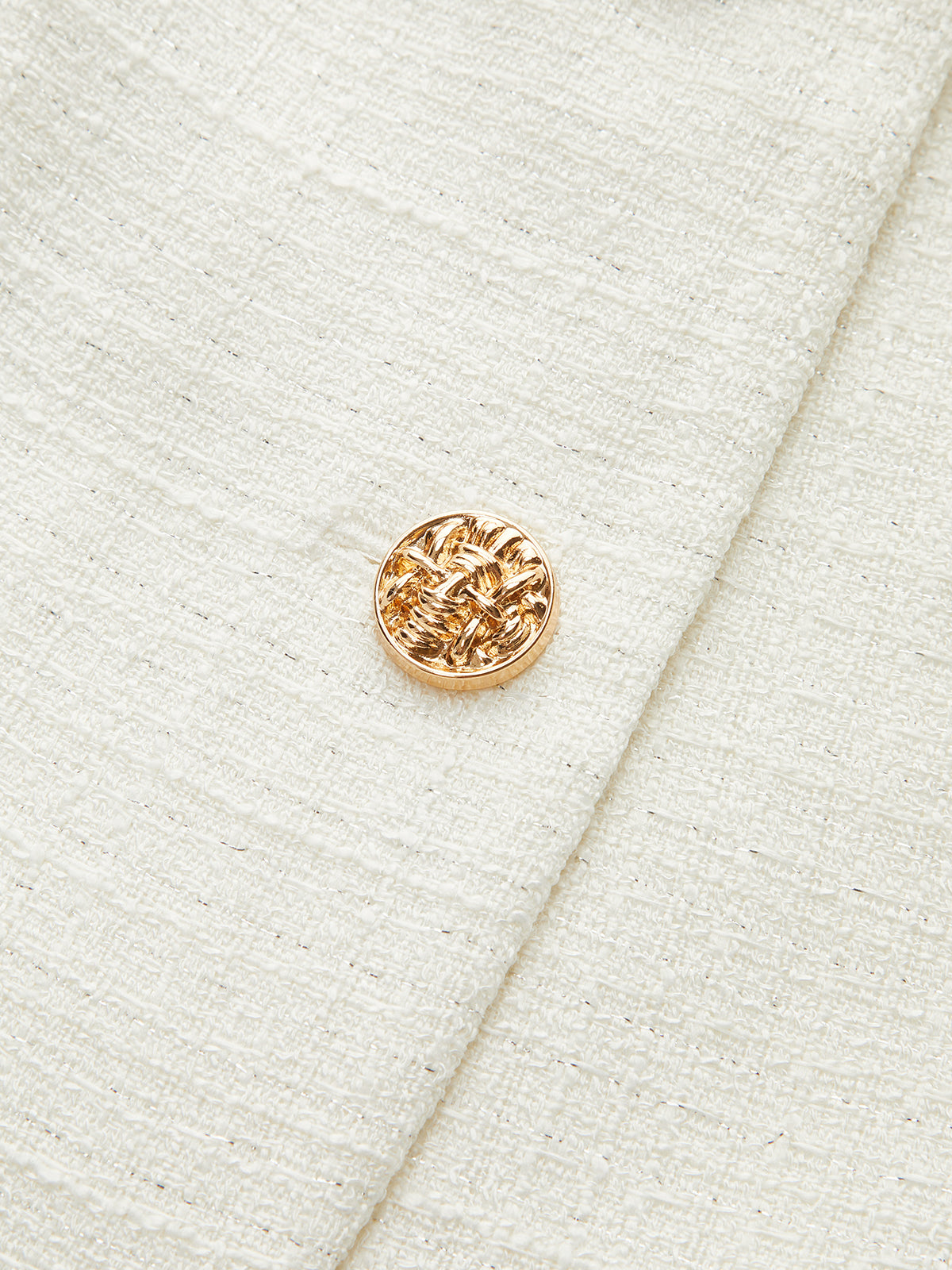 Belted Metal Button Sleeveless Vest-Chicvia