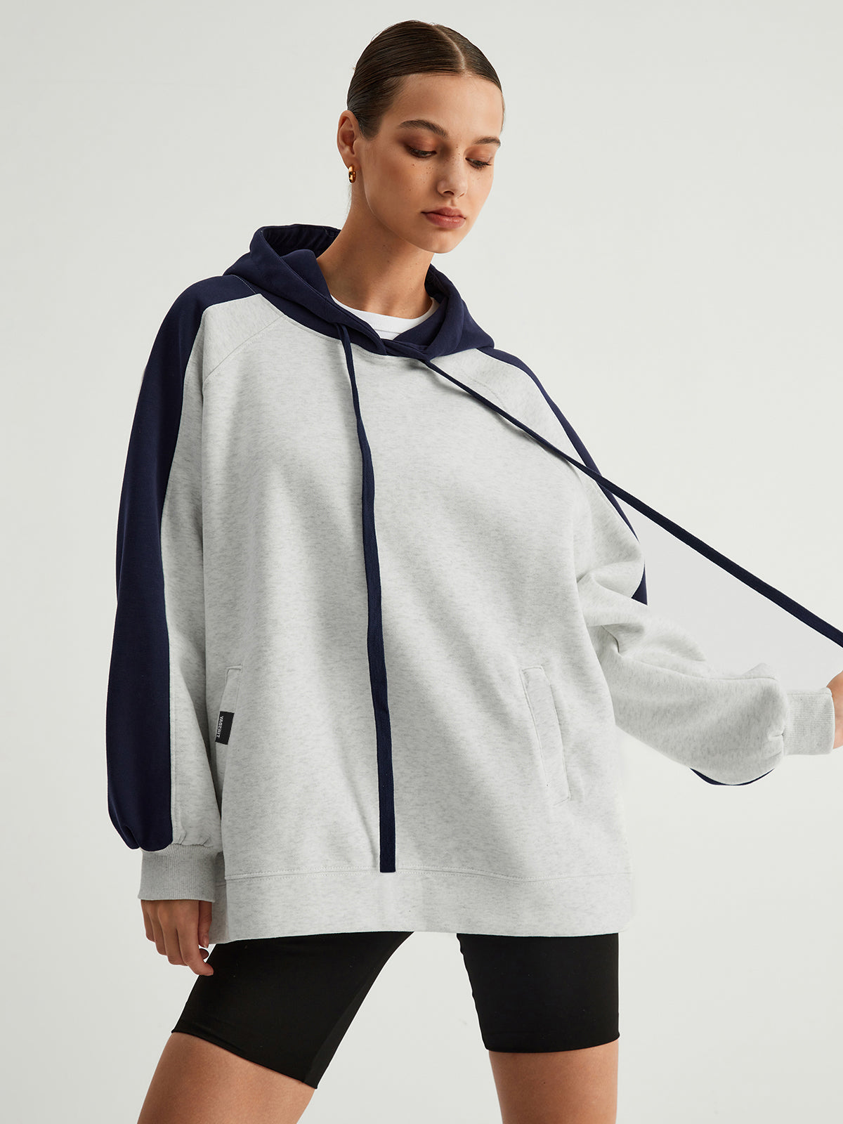 Feel The Spark Oversized Hoodie Sweatshirt-Chicvia